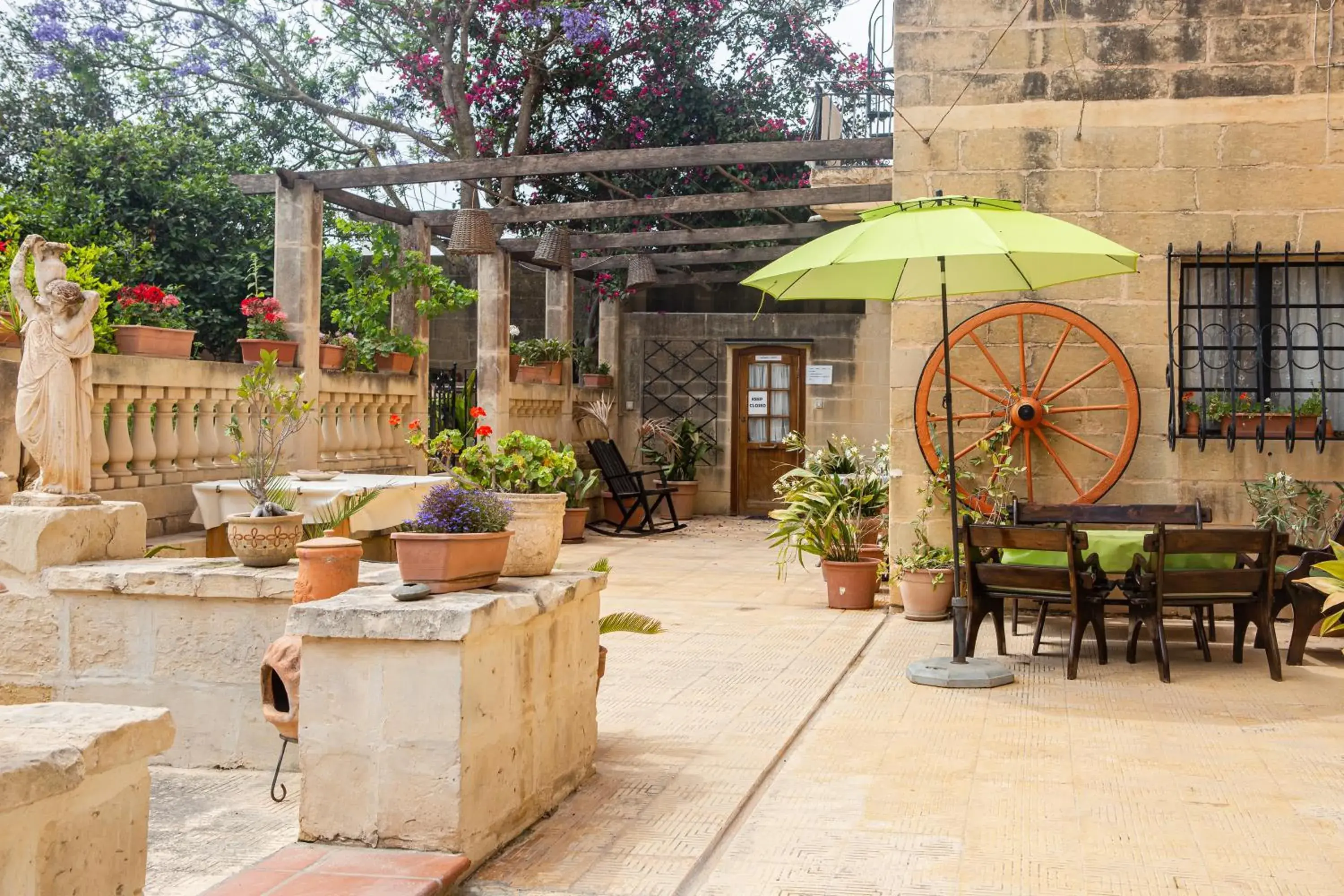 Garden in Ta' Bertu Host Family Bed & Breakfast Garden in Ta' Bertu Host Family Bed & Breakfast