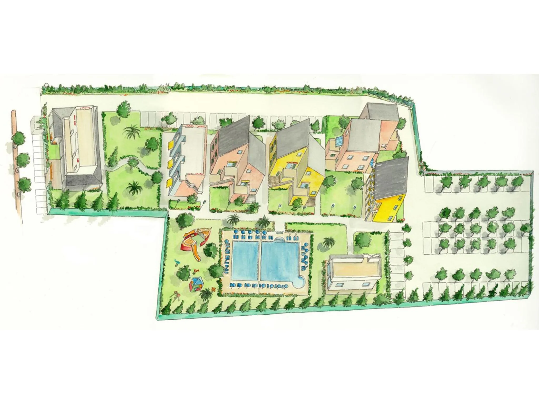 Text overlay in Residence Borgomare