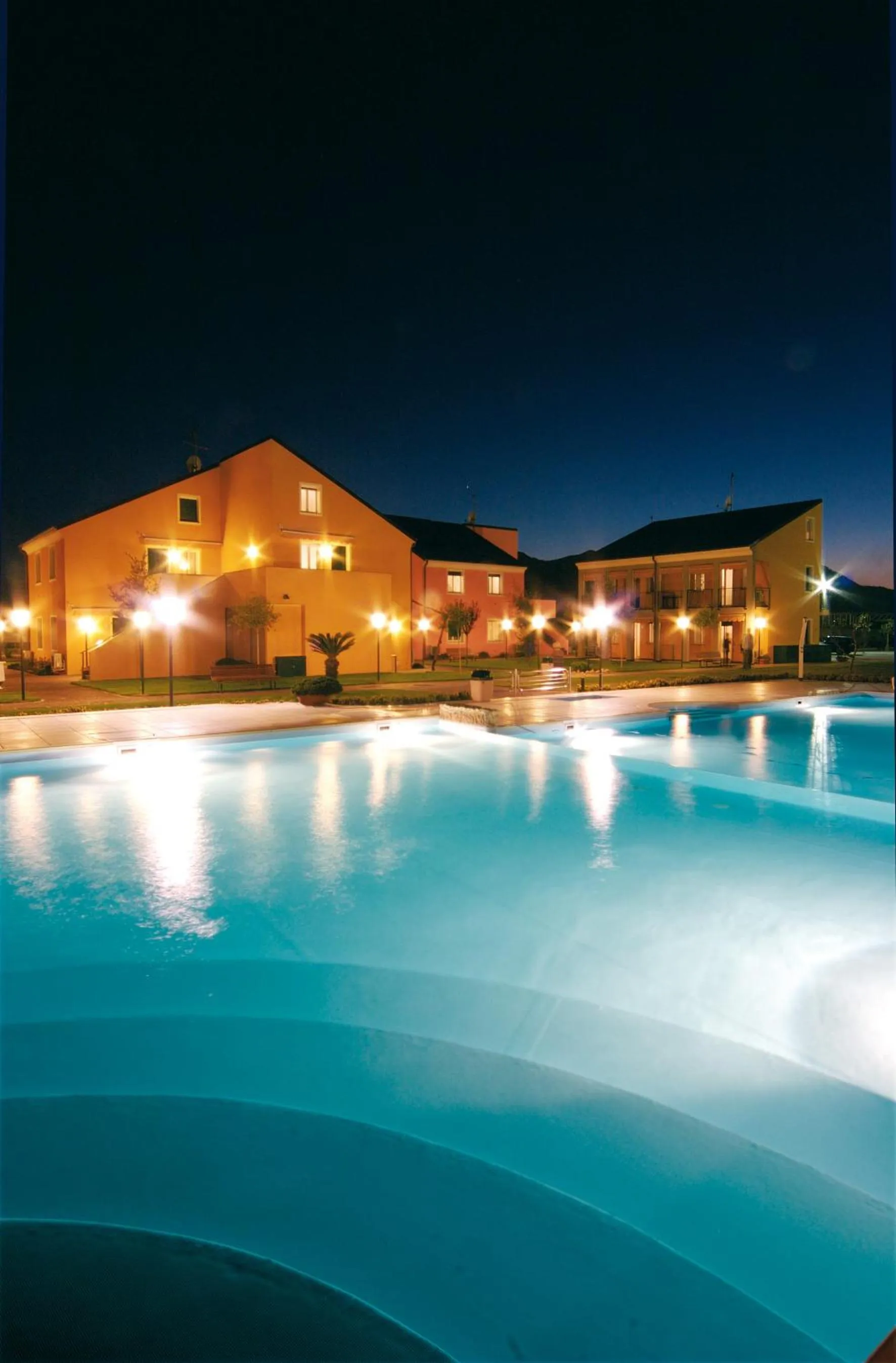 Pool view in Residence Borgomare