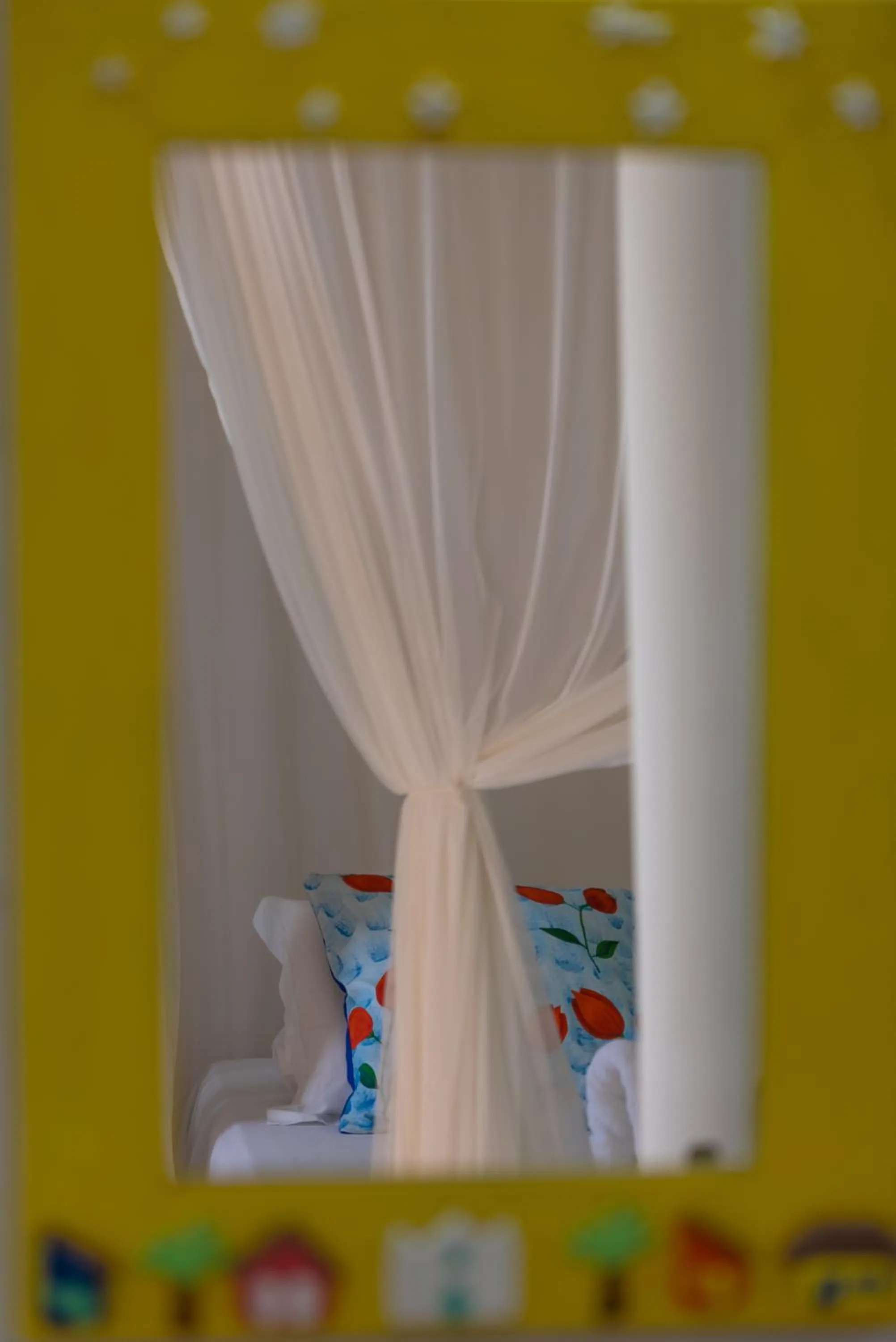 Decorative detail, Bed in Pousada Recanto Trancoso