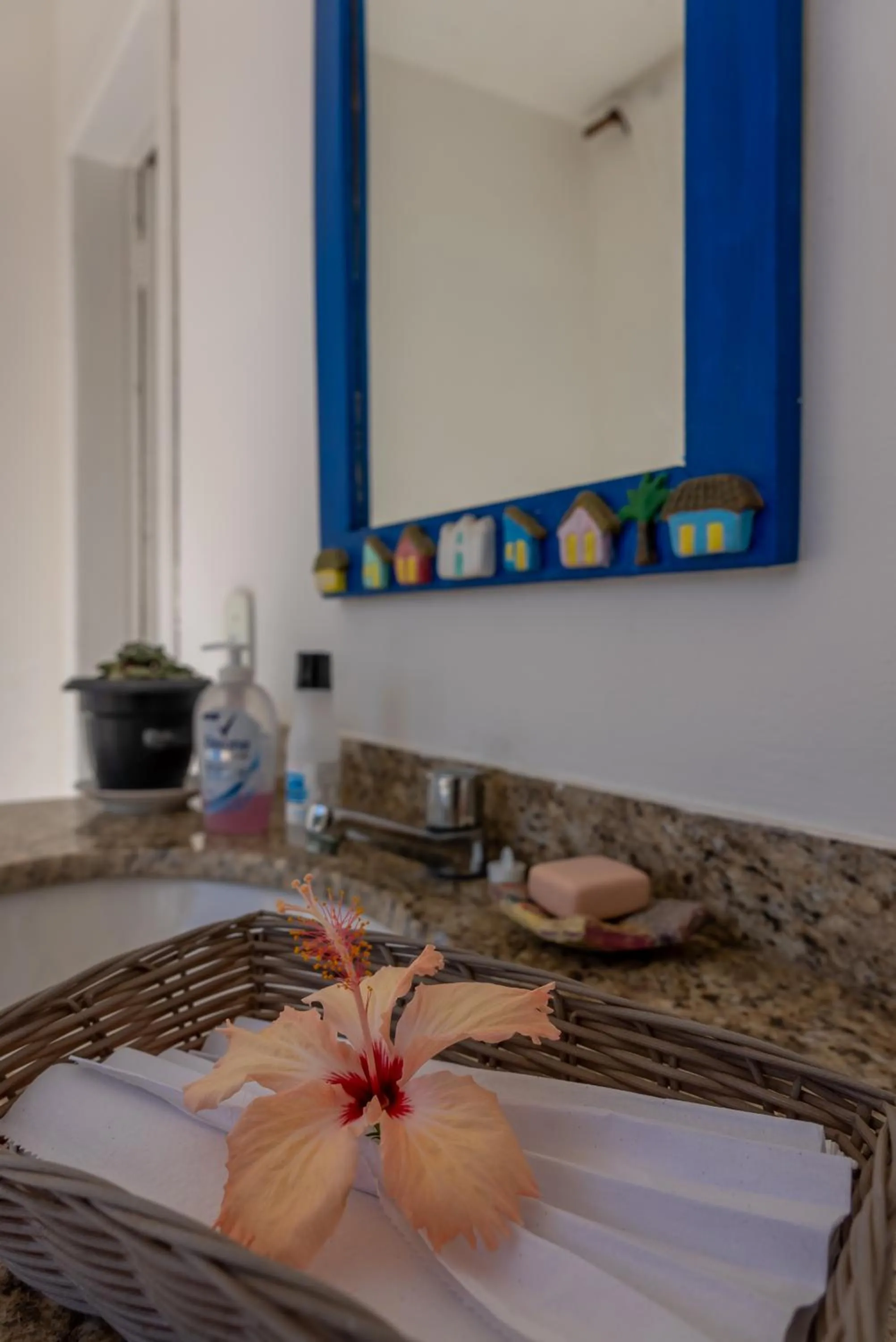 Decorative detail in Pousada Recanto Trancoso