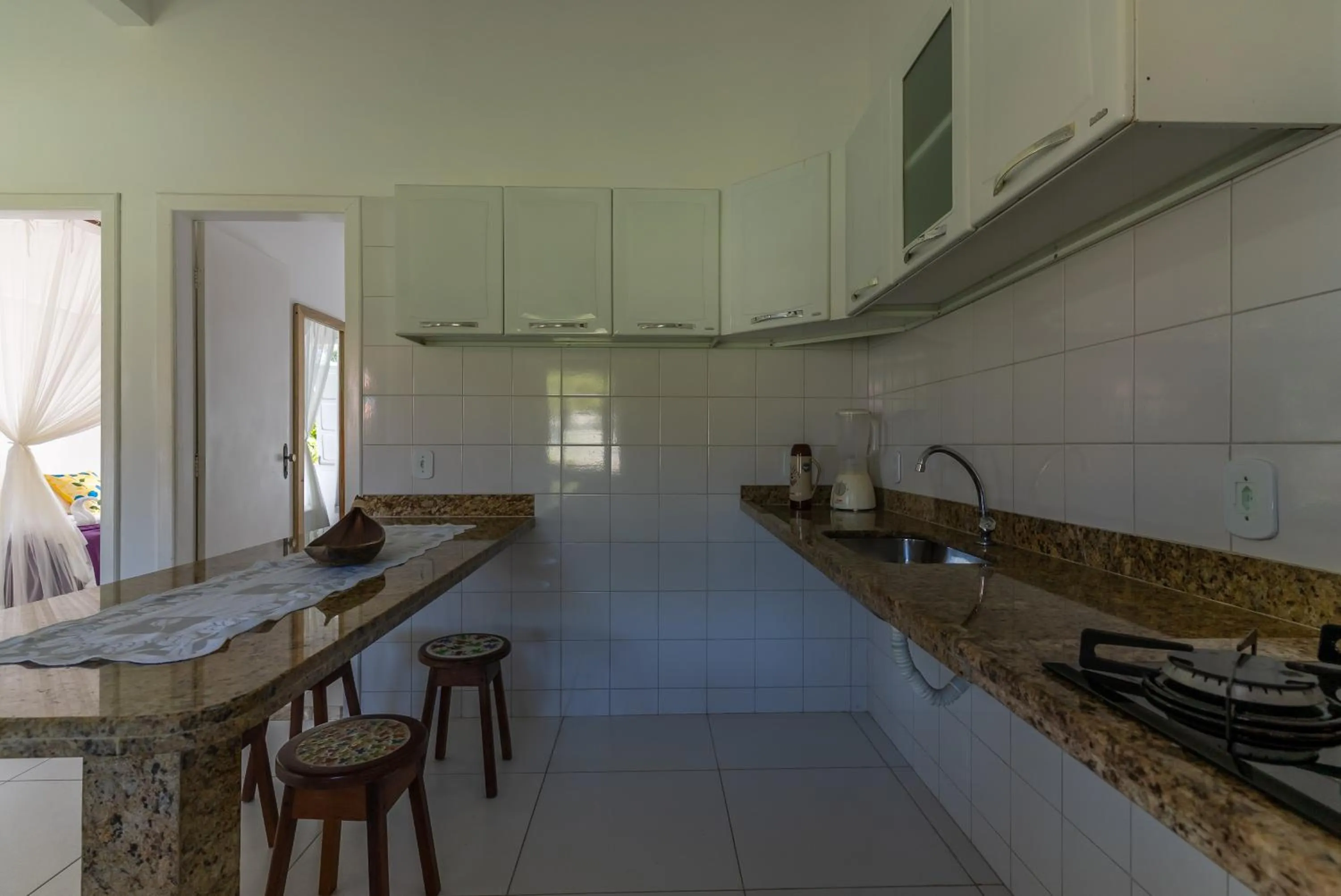 Kitchen or kitchenette in Pousada Recanto Trancoso