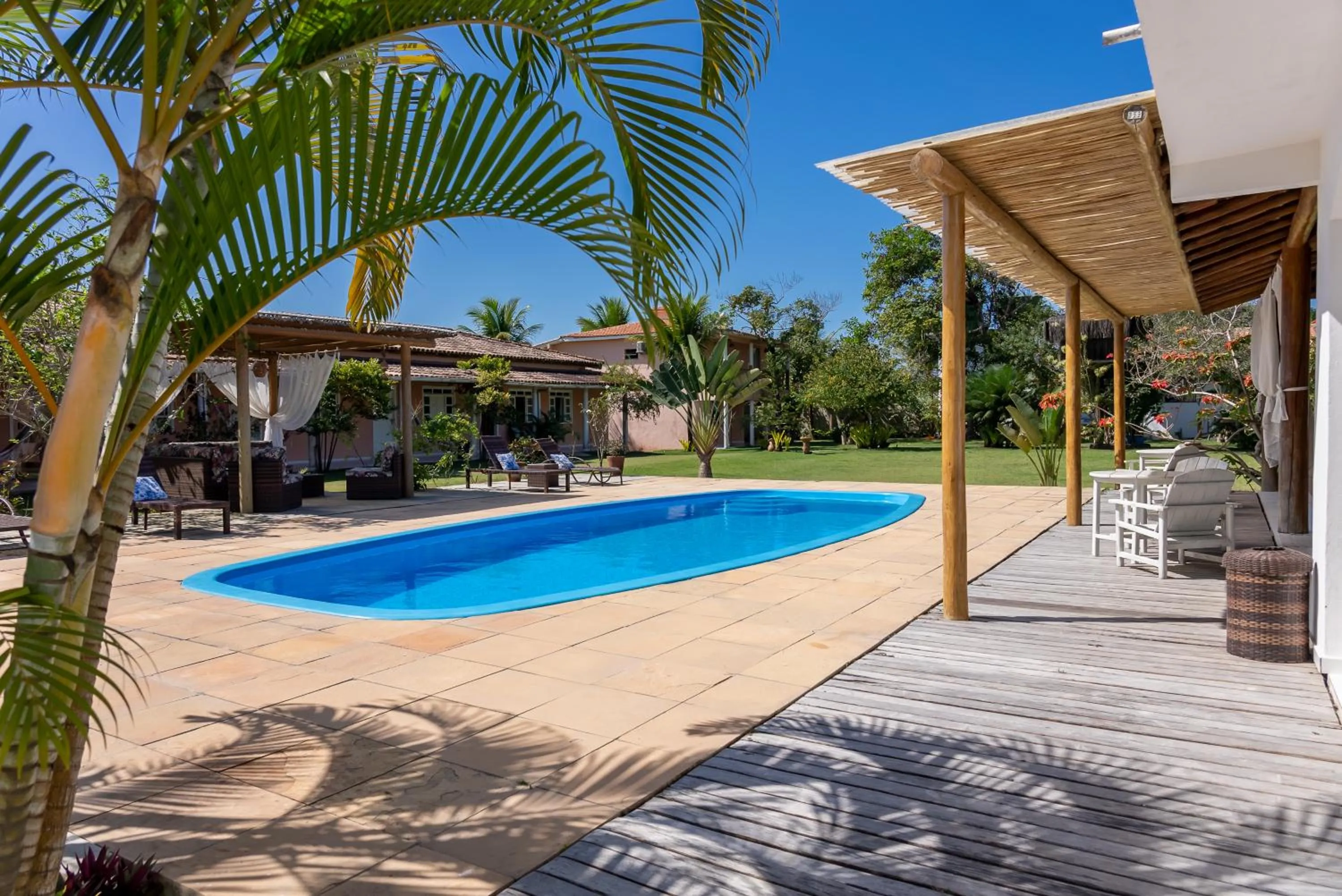 Swimming pool in Pousada Recanto Trancoso