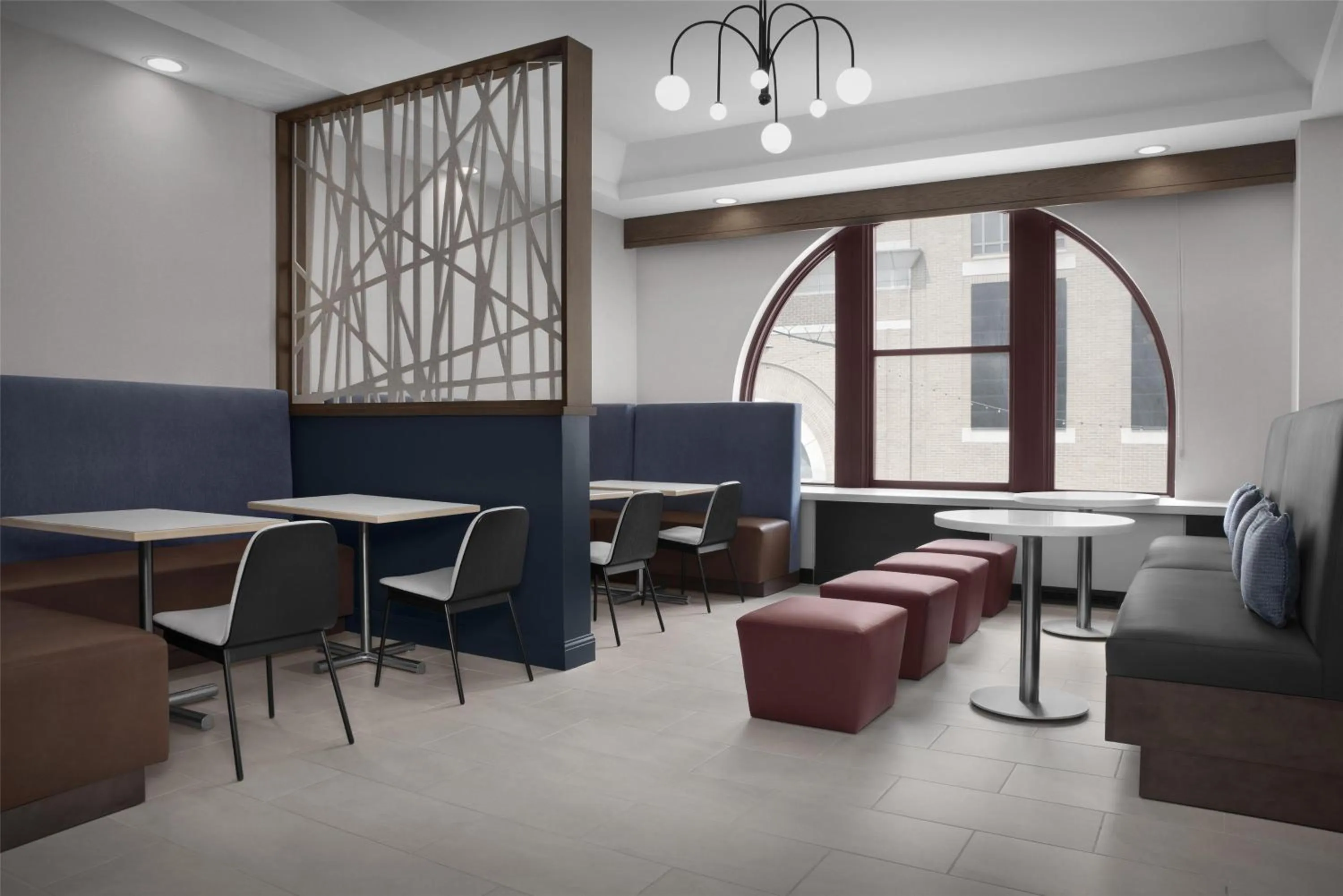 Breakfast in Hampton Inn Indianapolis Downtown Across from Circle Centre