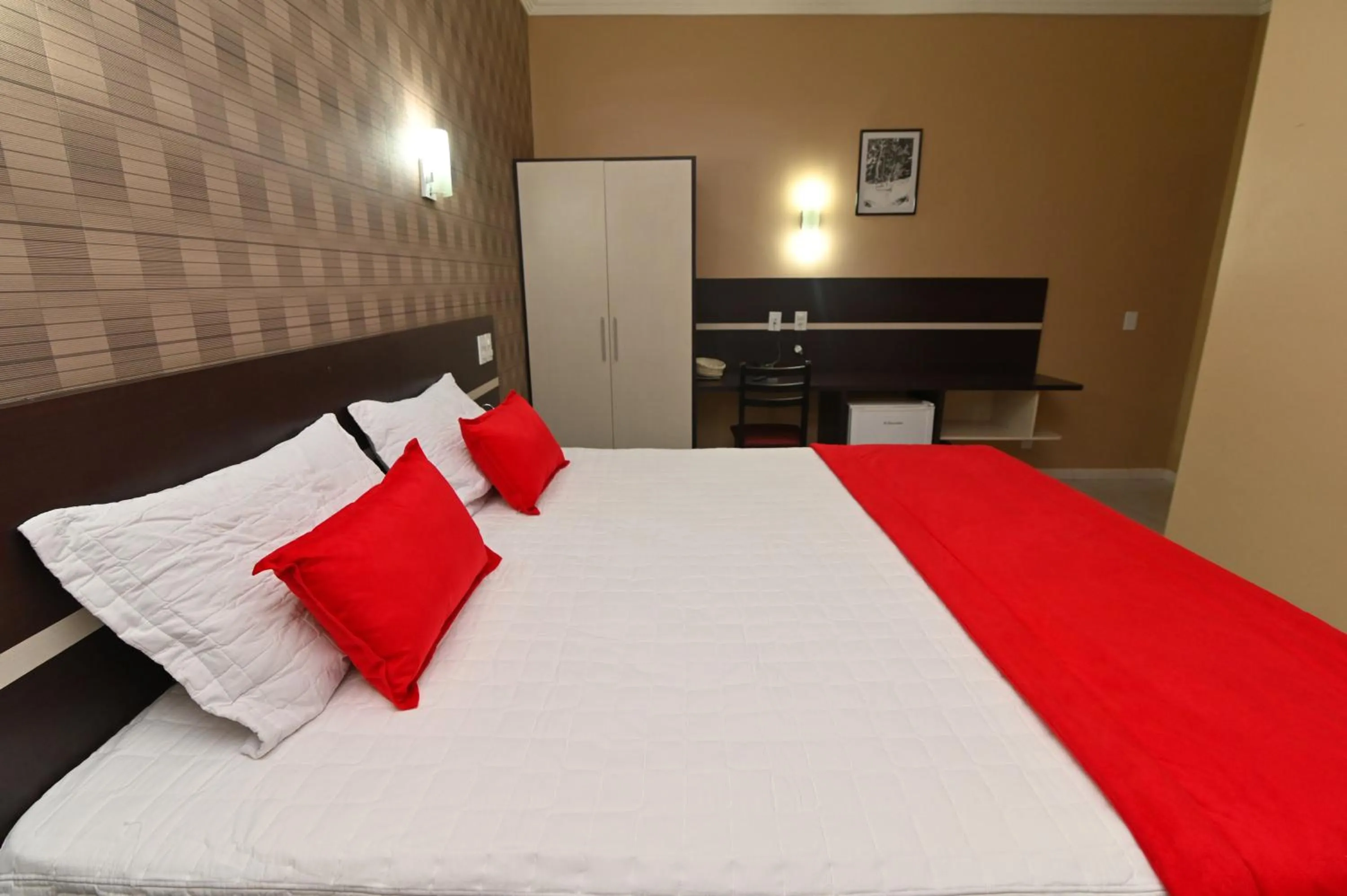 Bed in Hotel São Bento