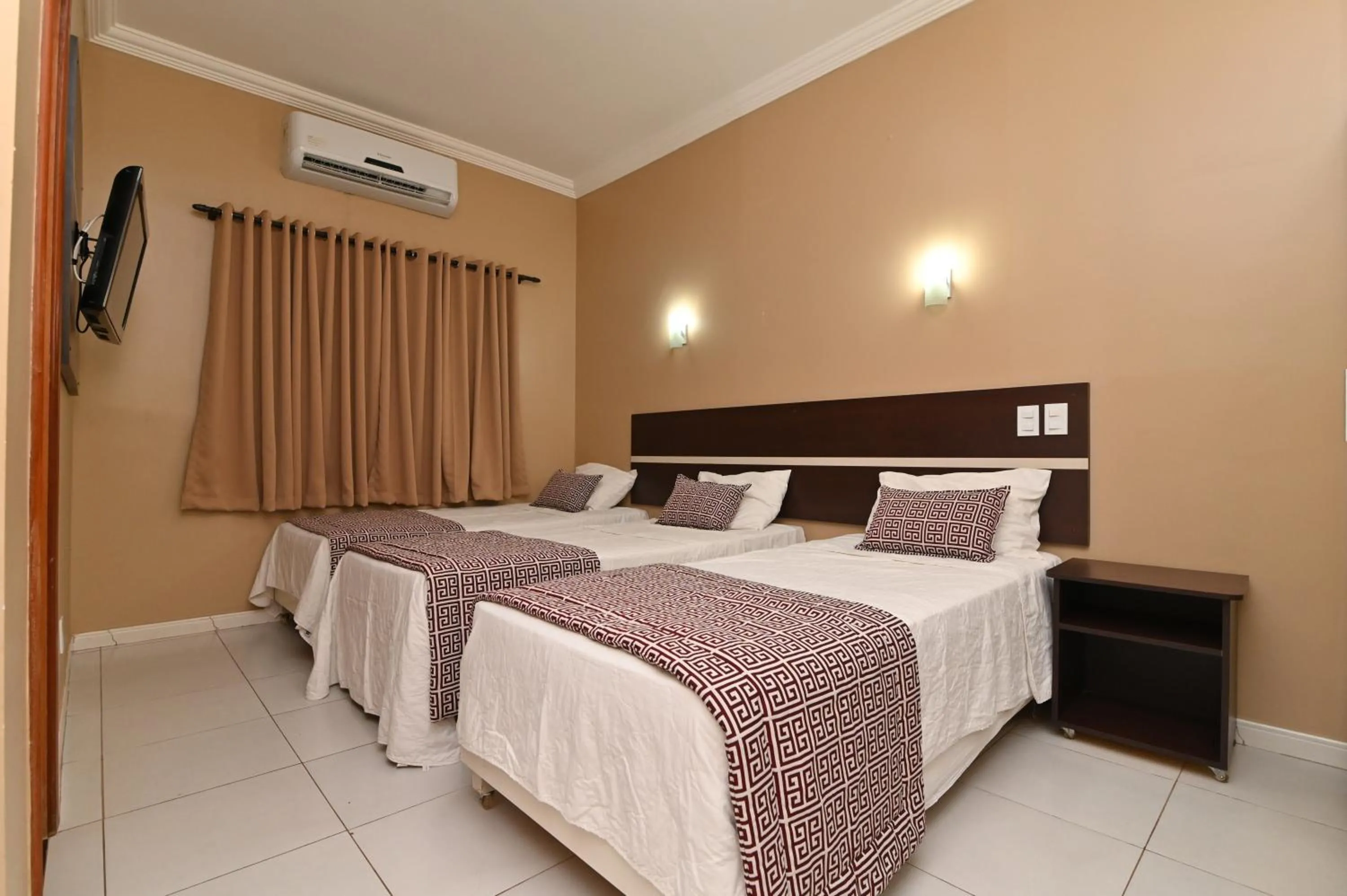 Bed in Hotel São Bento