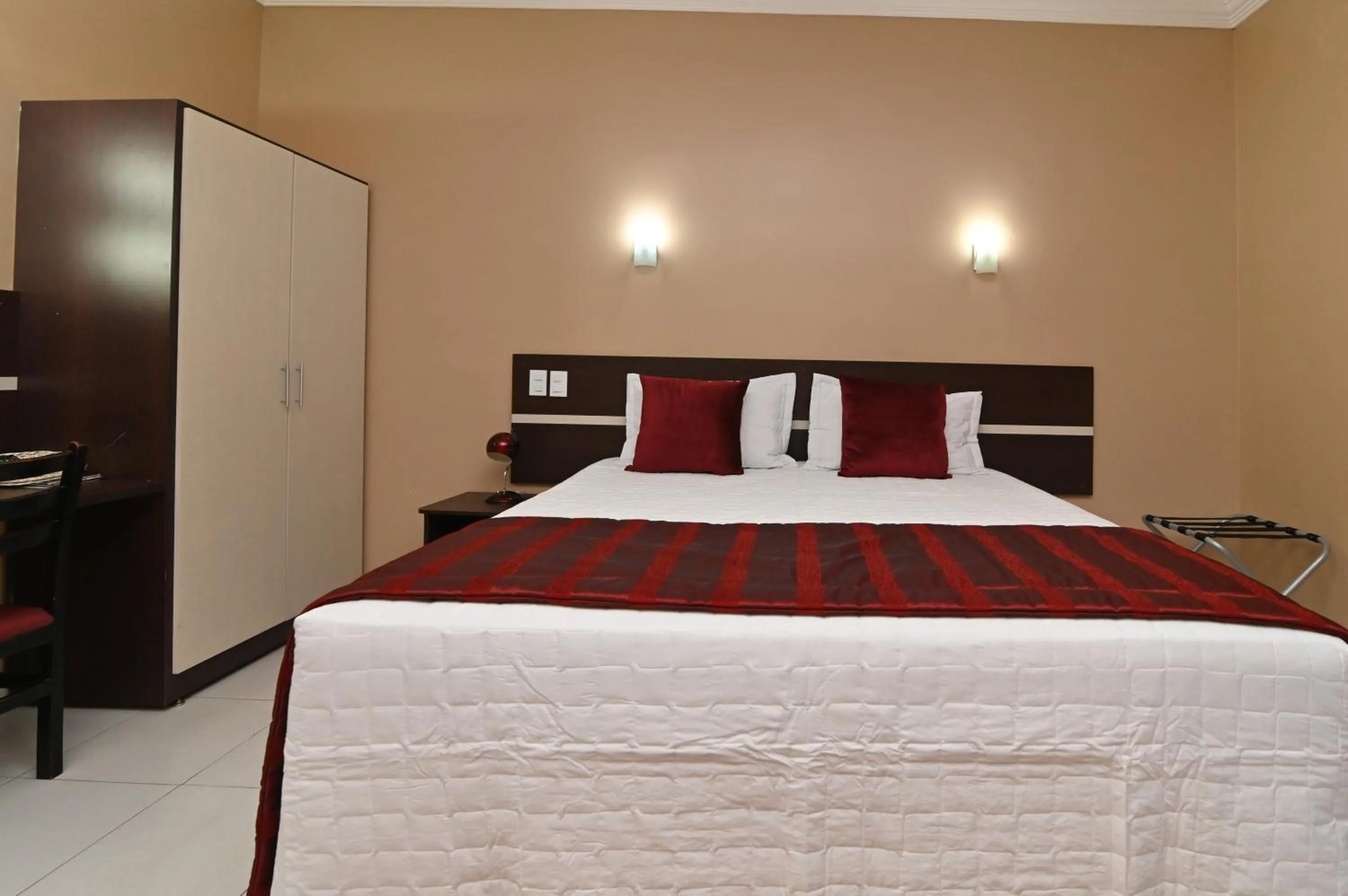 Bed in Hotel São Bento