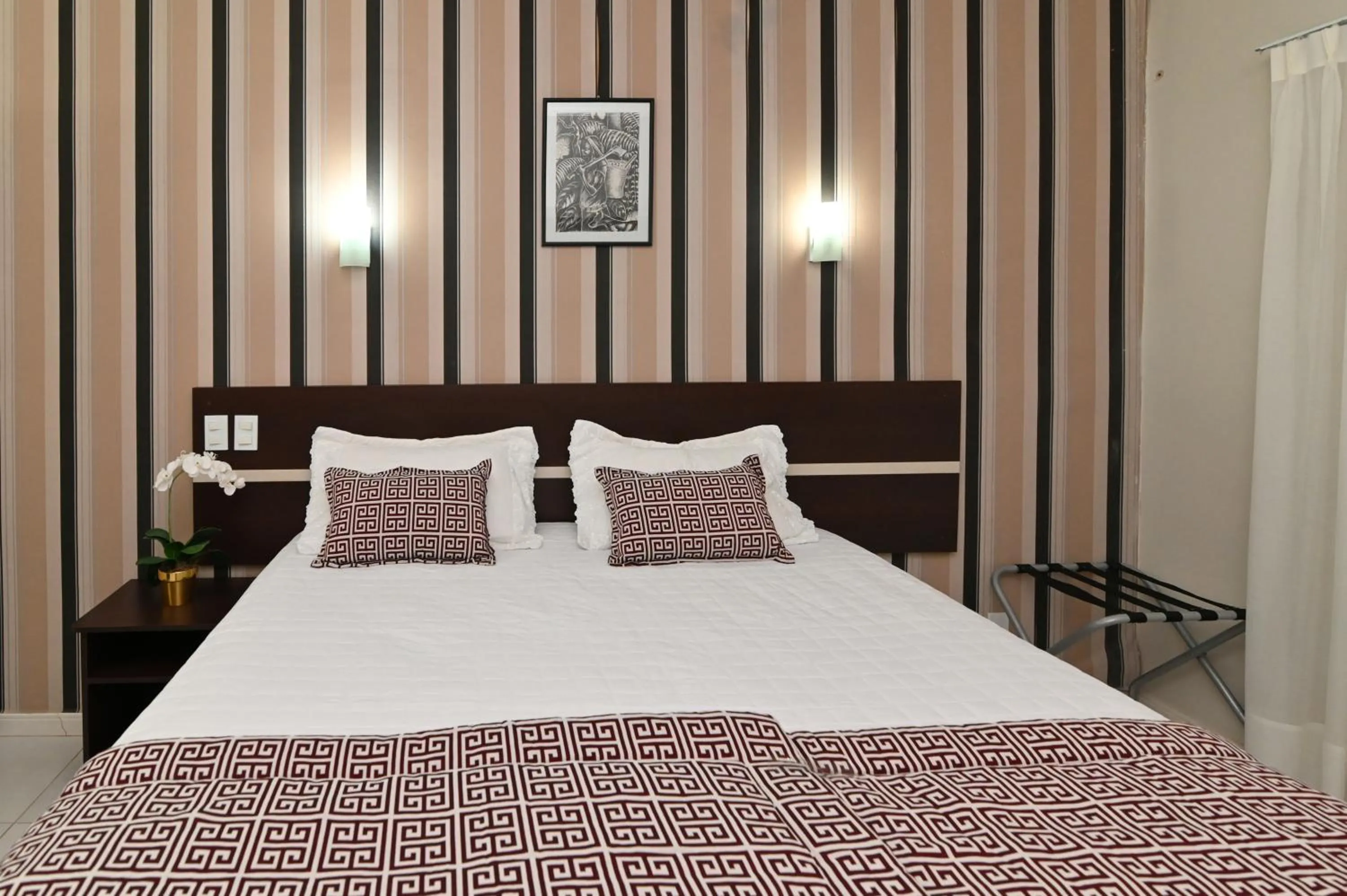 Bed in Hotel São Bento