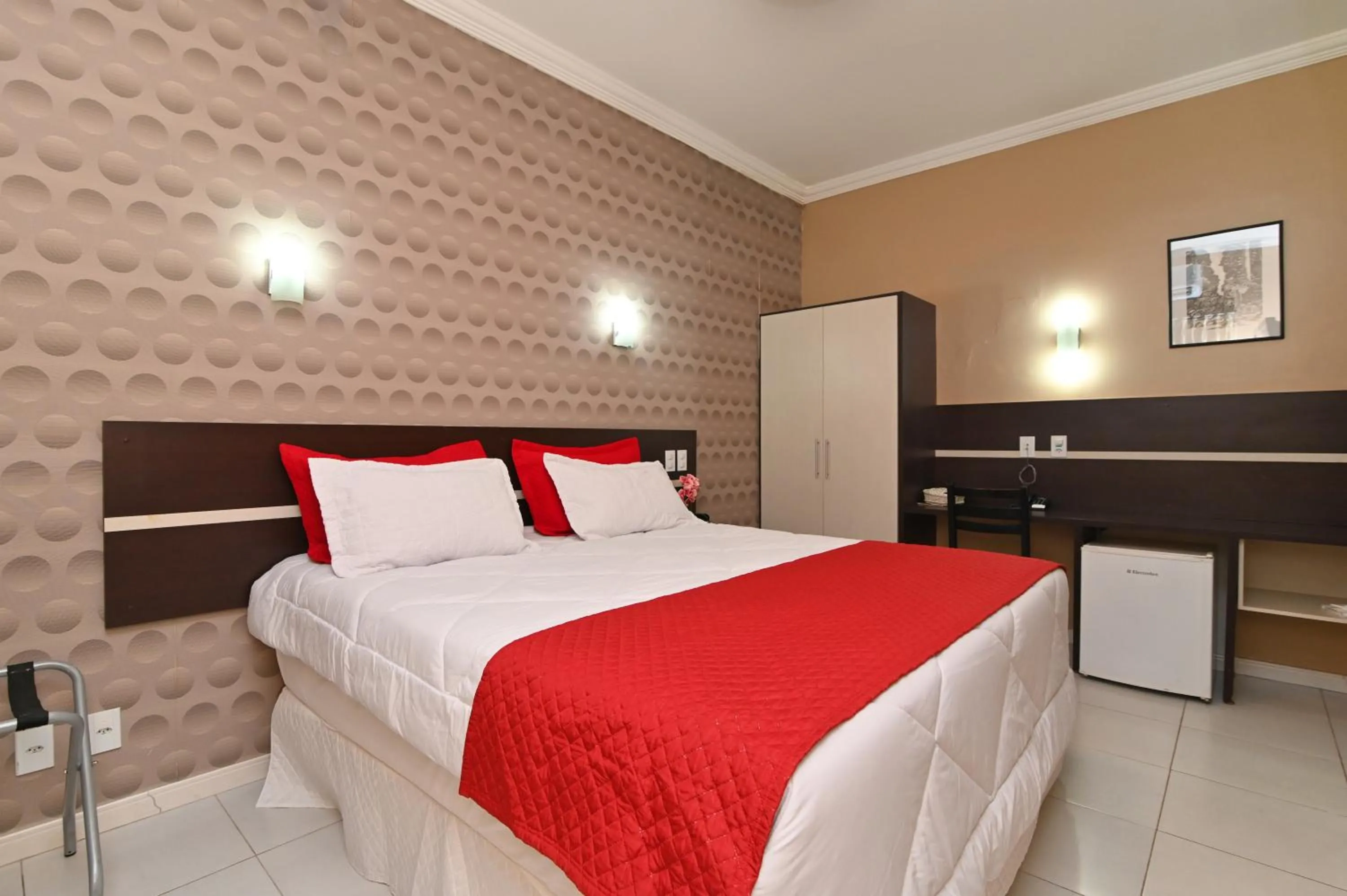 Bed in Hotel São Bento