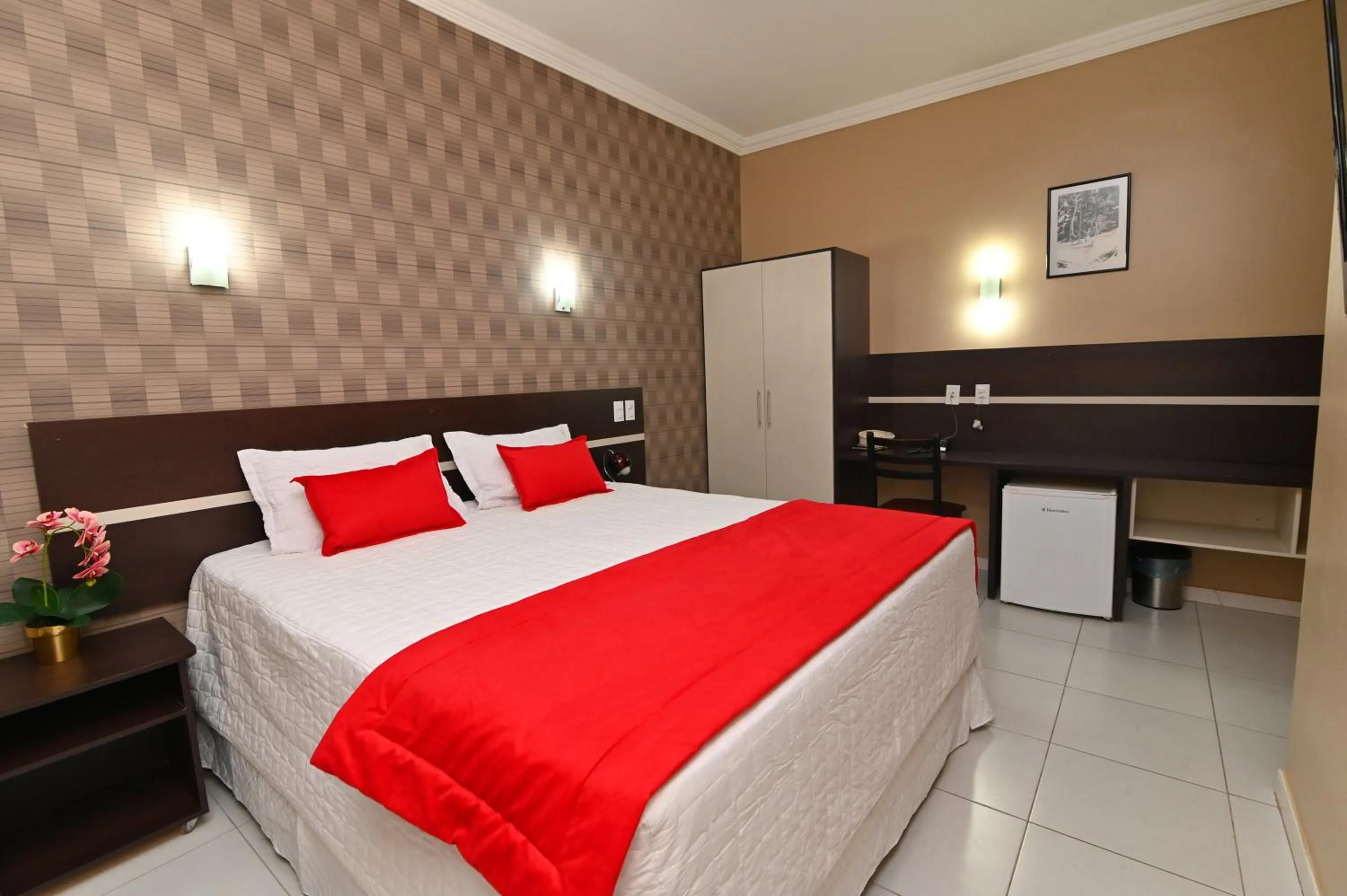 Bed in Hotel São Bento
