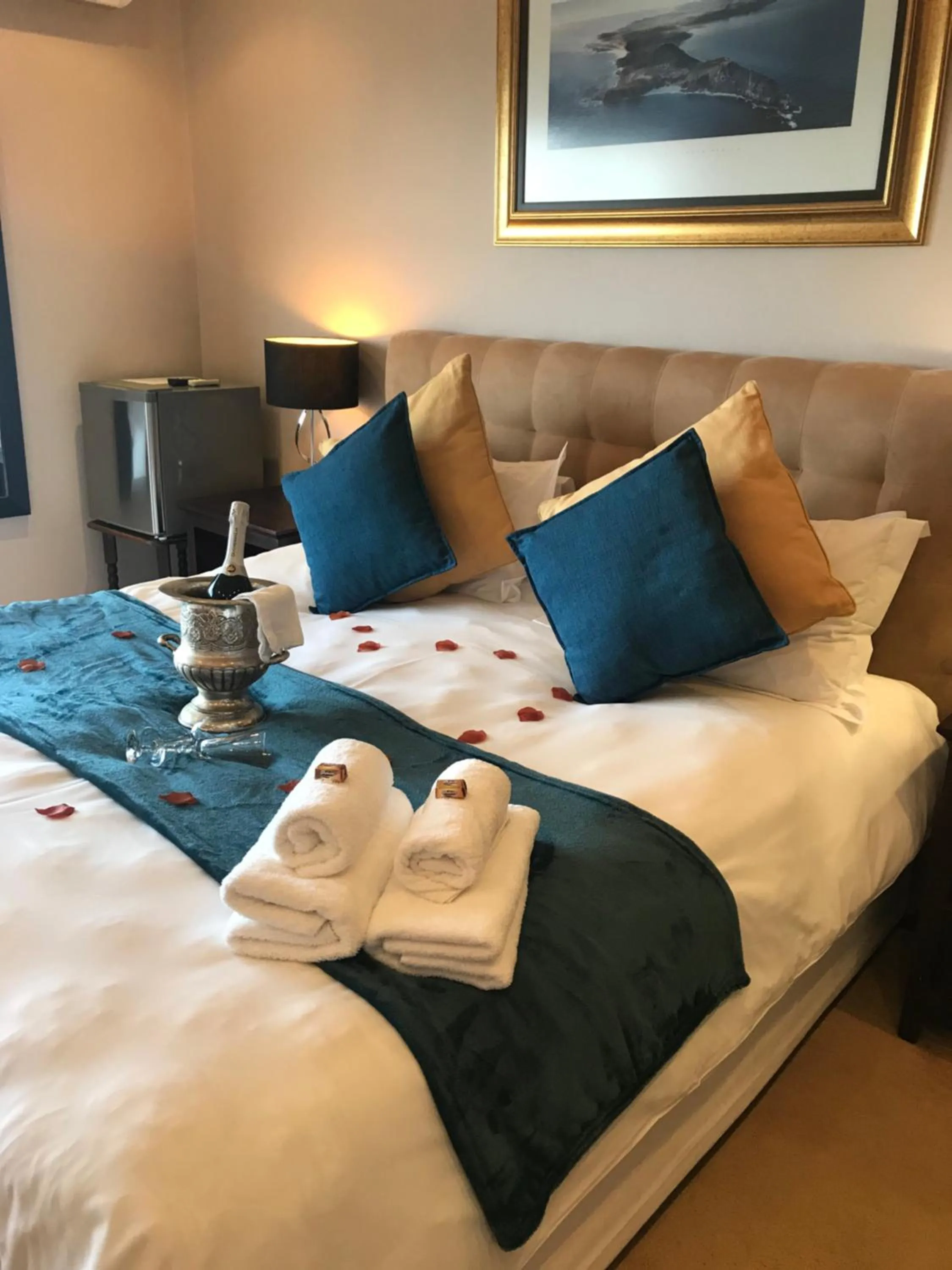 Bedroom, Bed in Aqua Terra Boutique Guesthouse - Simon's Town, Cape Town