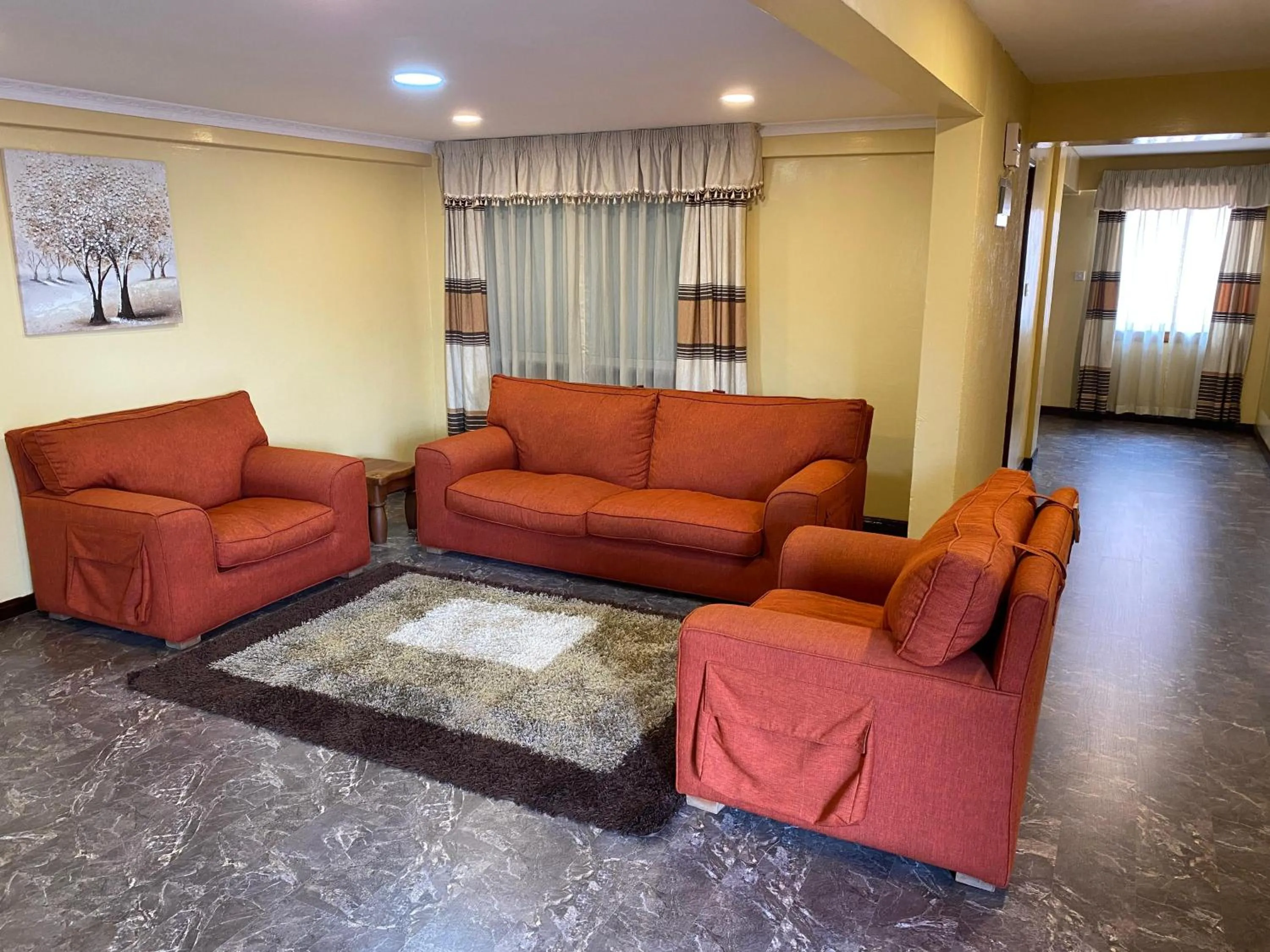 Living room in Progressive Park Hotel