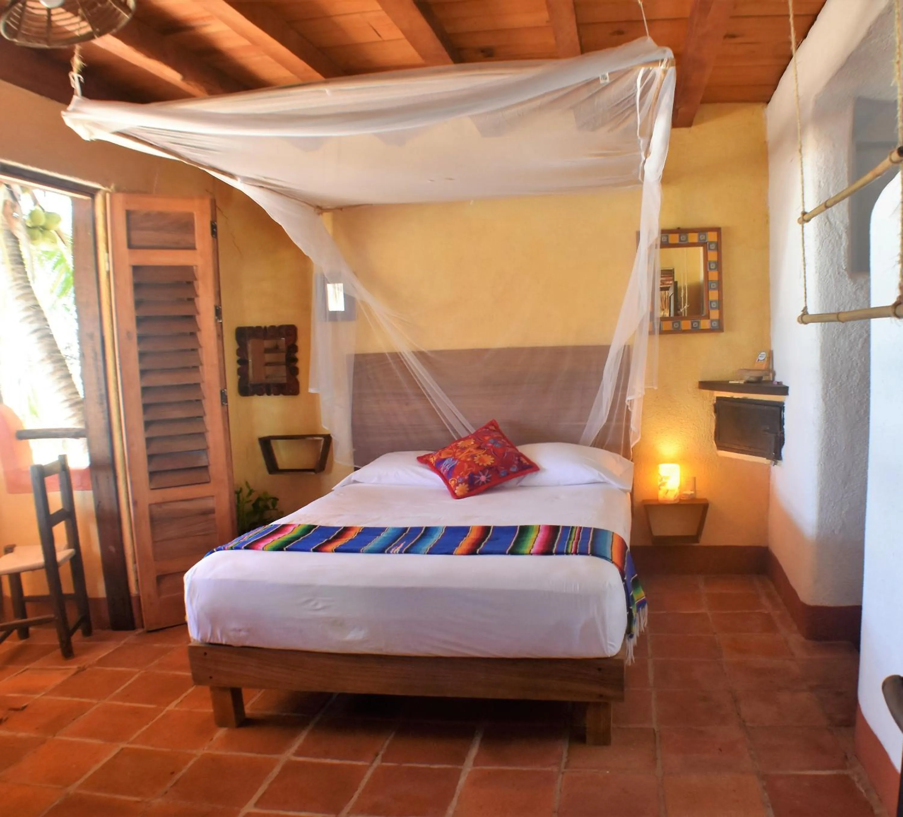 Bed in Posada Mexico