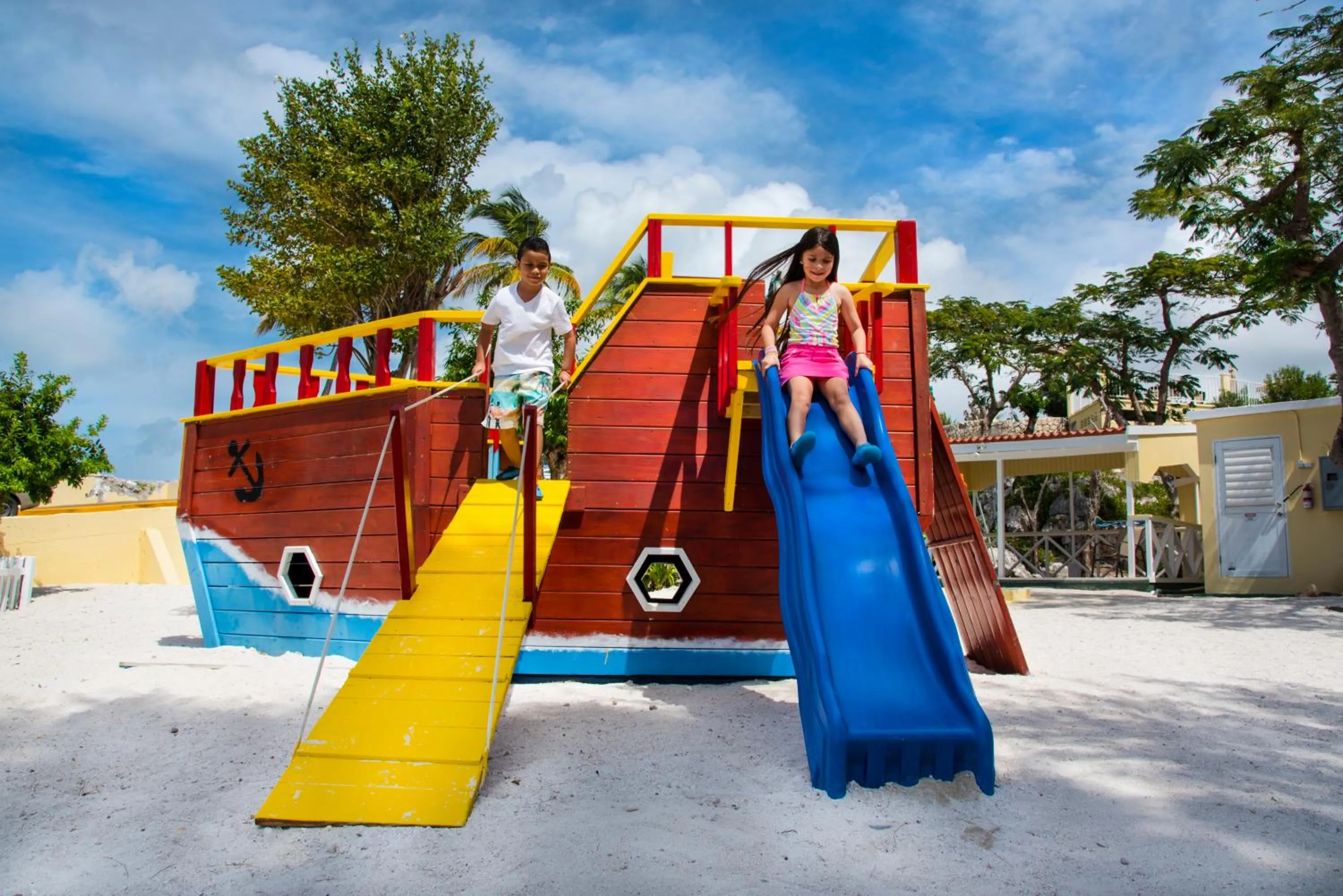 Children play ground in The Villas at Simpson Bay Resort