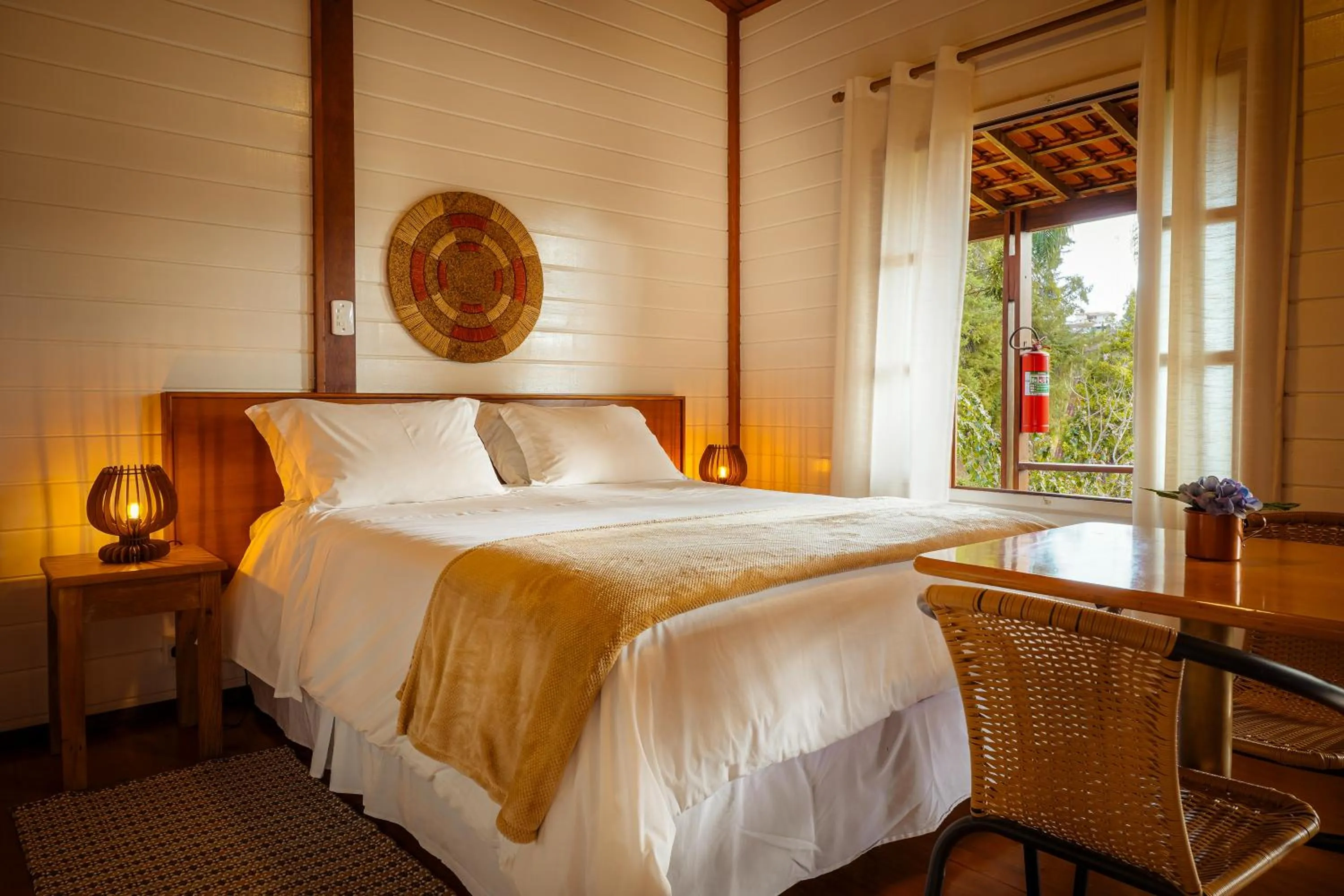 Bed in VELINN Hotel Fazenda Fonte das Hortênsias