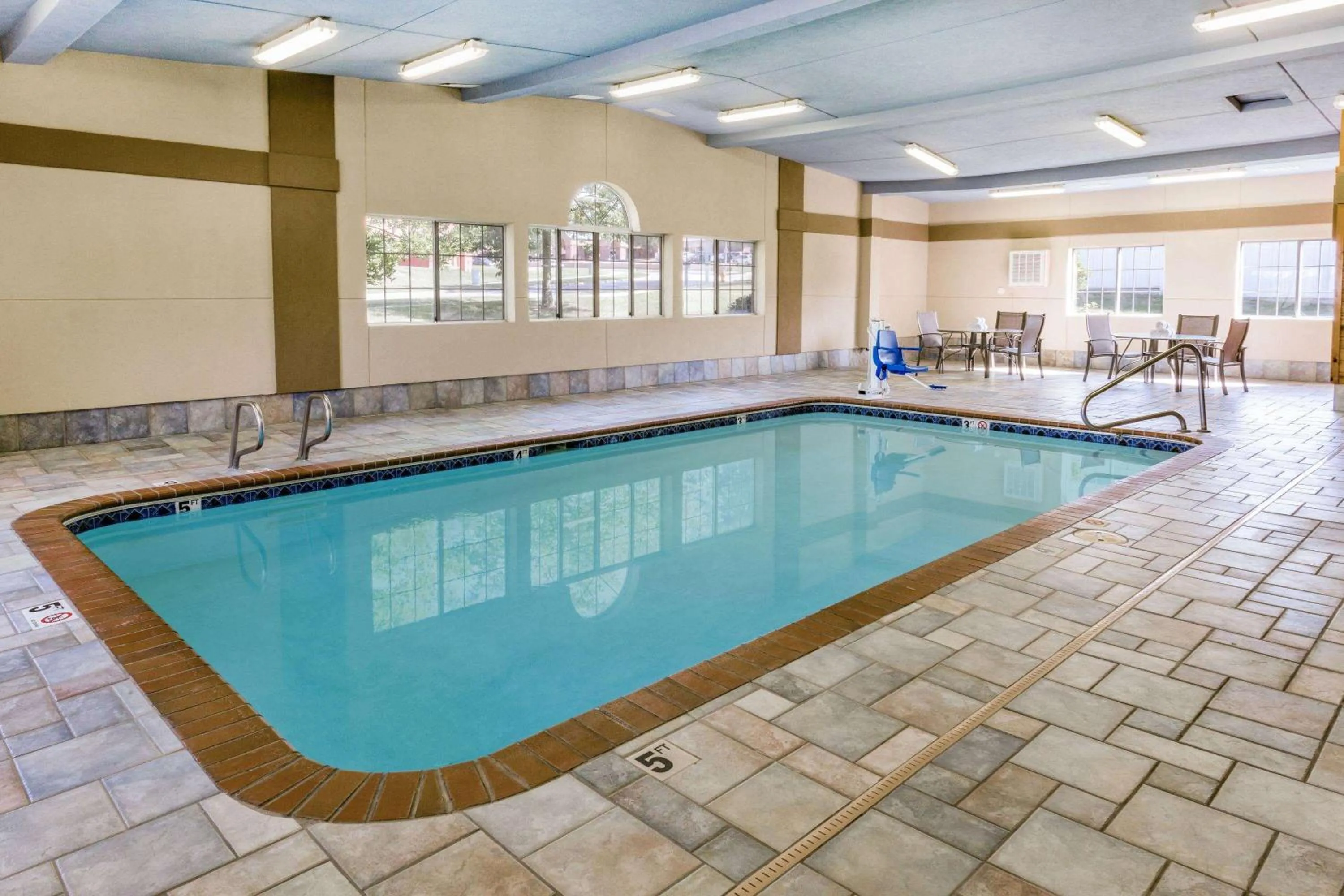 Pool view in AmericInn by Wyndham Des Moines Airport