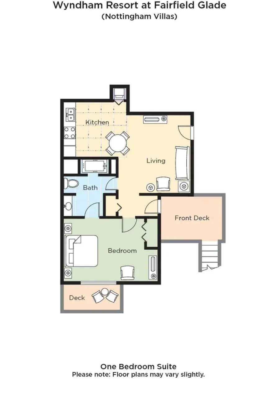 Bedroom in Club Wyndham Resort at Fairfield Glade Bedroom in Club Wyndham Resort at Fairfield Glade