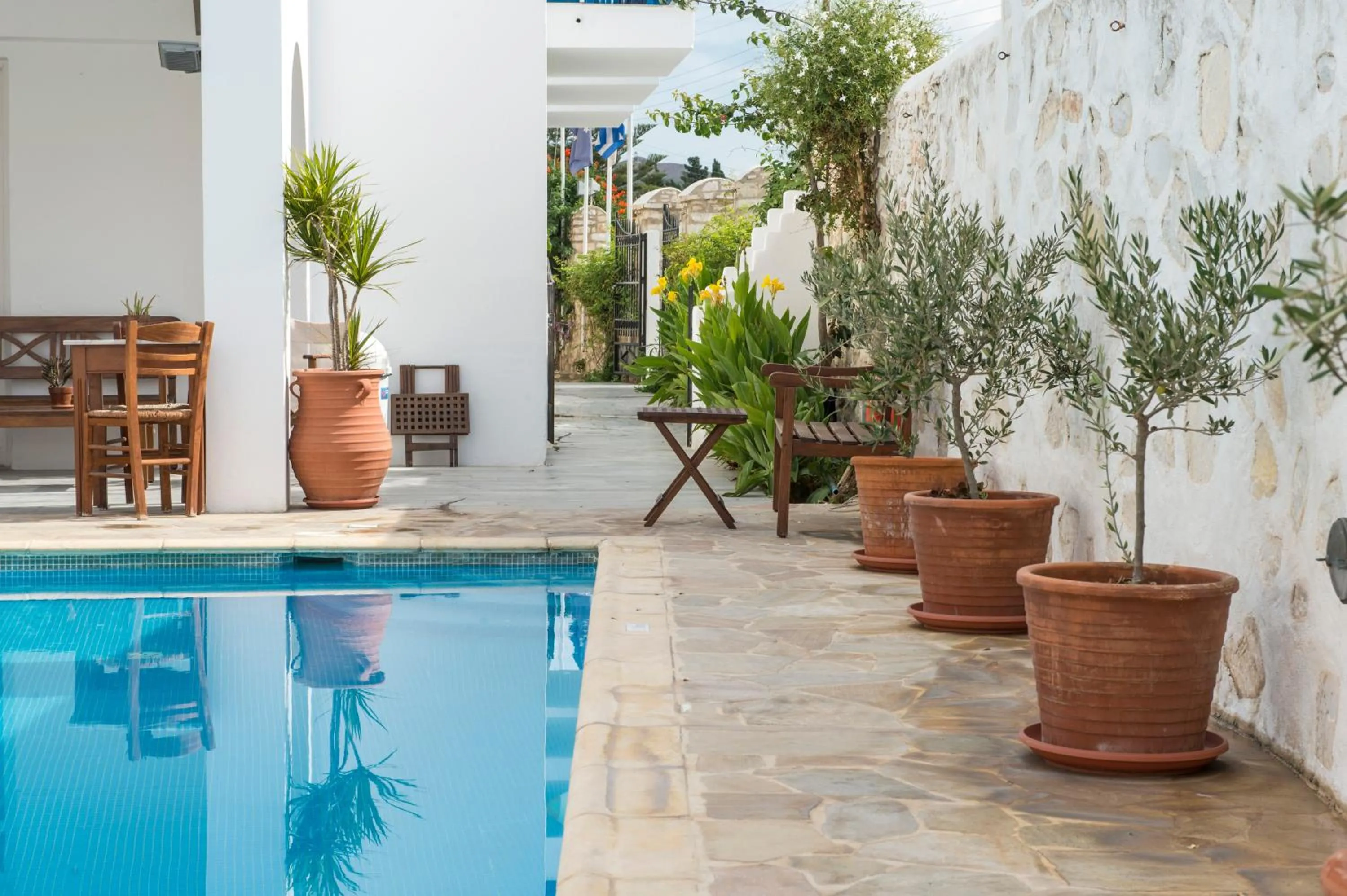 Swimming pool in Hotel Aegeon