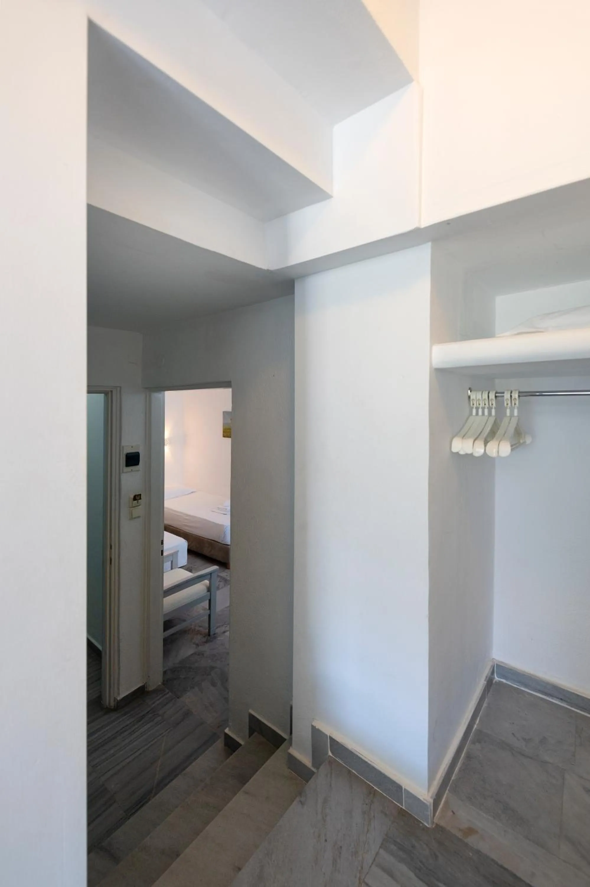 Property building, Bed in Hotel Aegeon