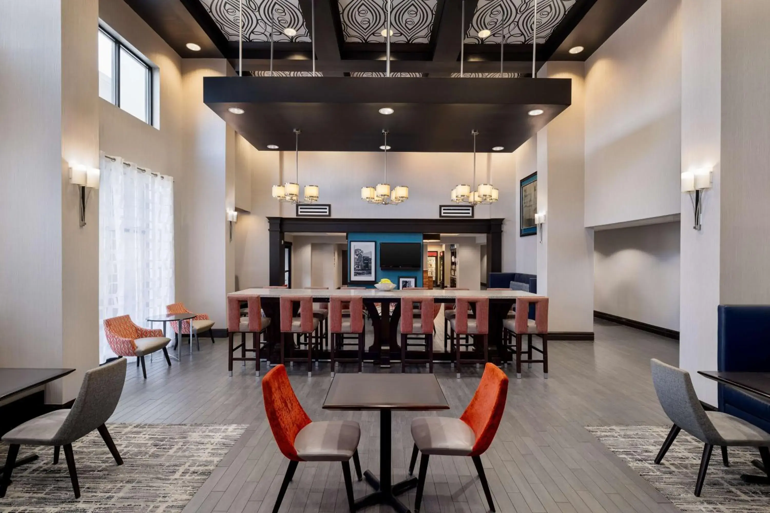 Lobby or reception in Hampton Inn & Suites Columbia South Fort Meade Area Lobby or reception in Hampton Inn & Suites Columbia South Fort Meade Area