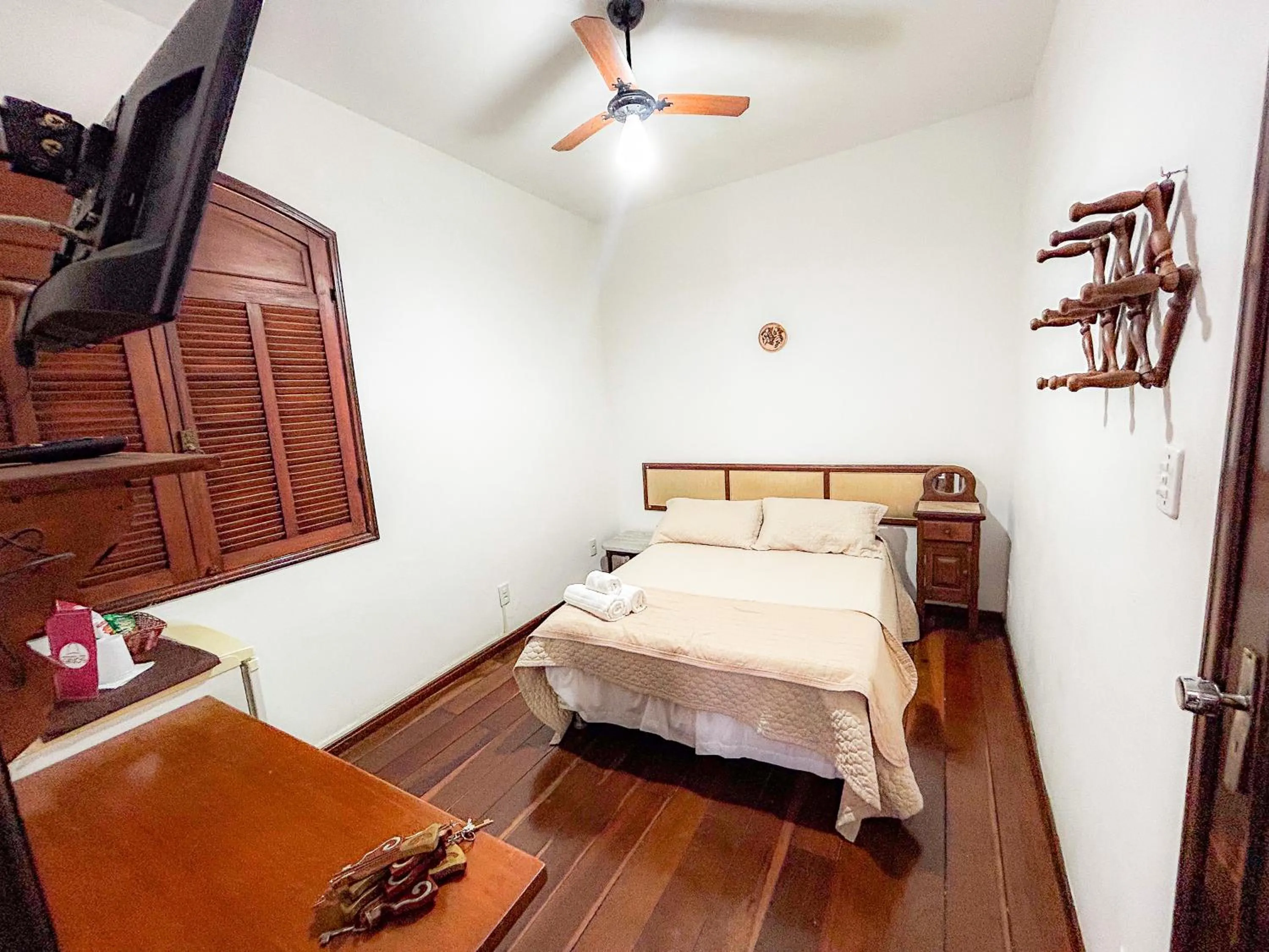 Bed in Pousada dos Sinos