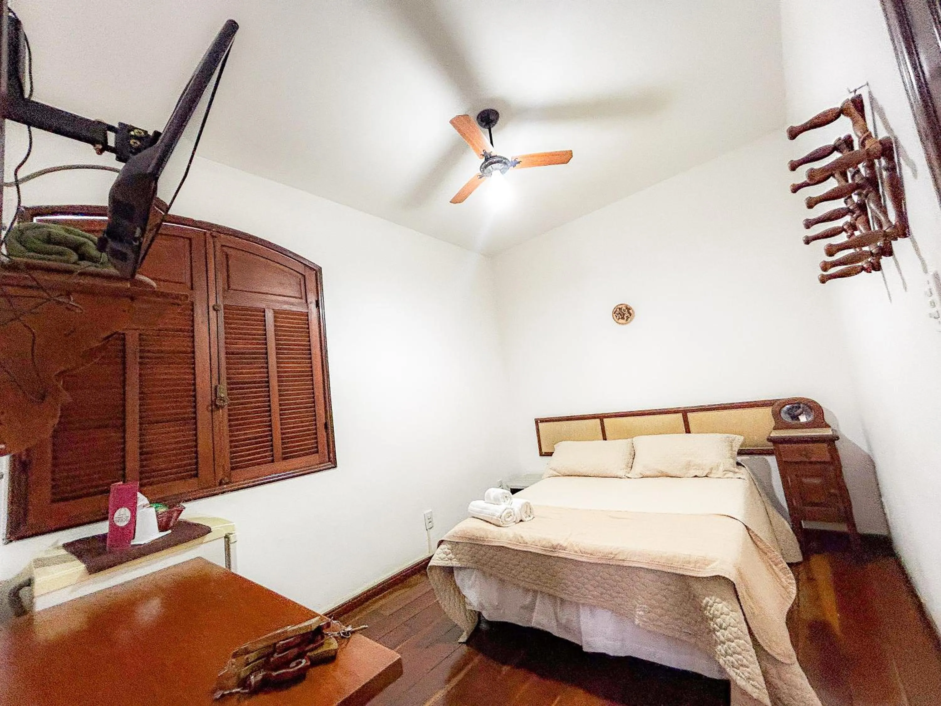 Bed in Pousada dos Sinos