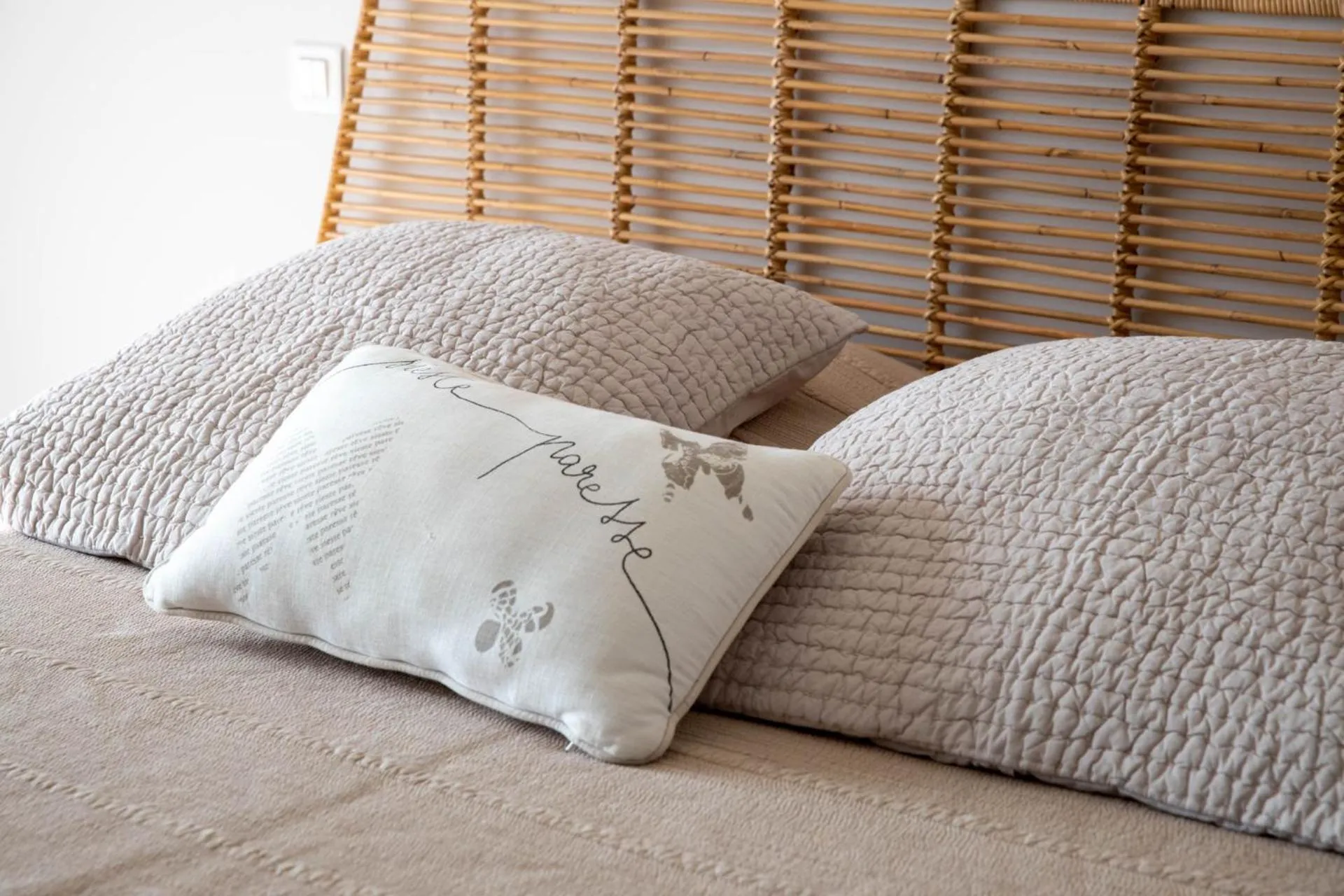 Decorative detail, Bed in A Casa Nostra