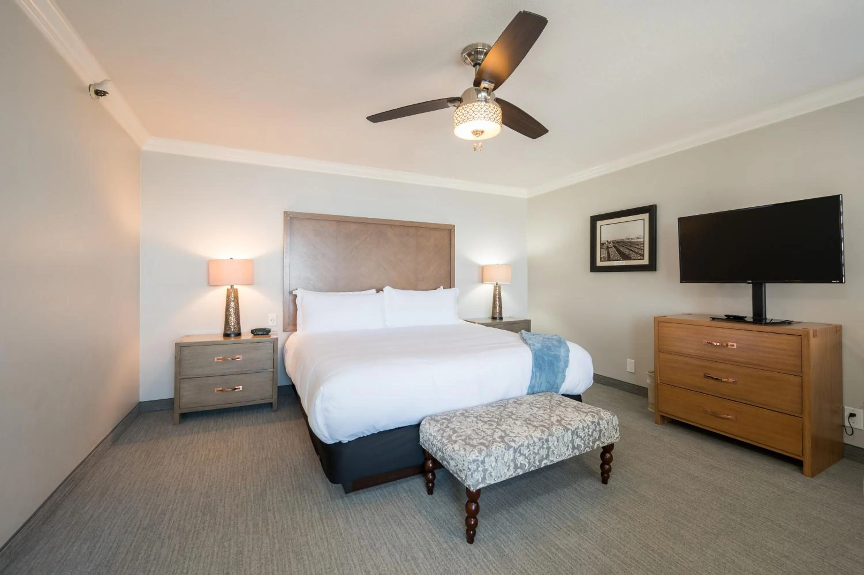 TV and multimedia, Bed in 456 Embarcadero Inn & Suites