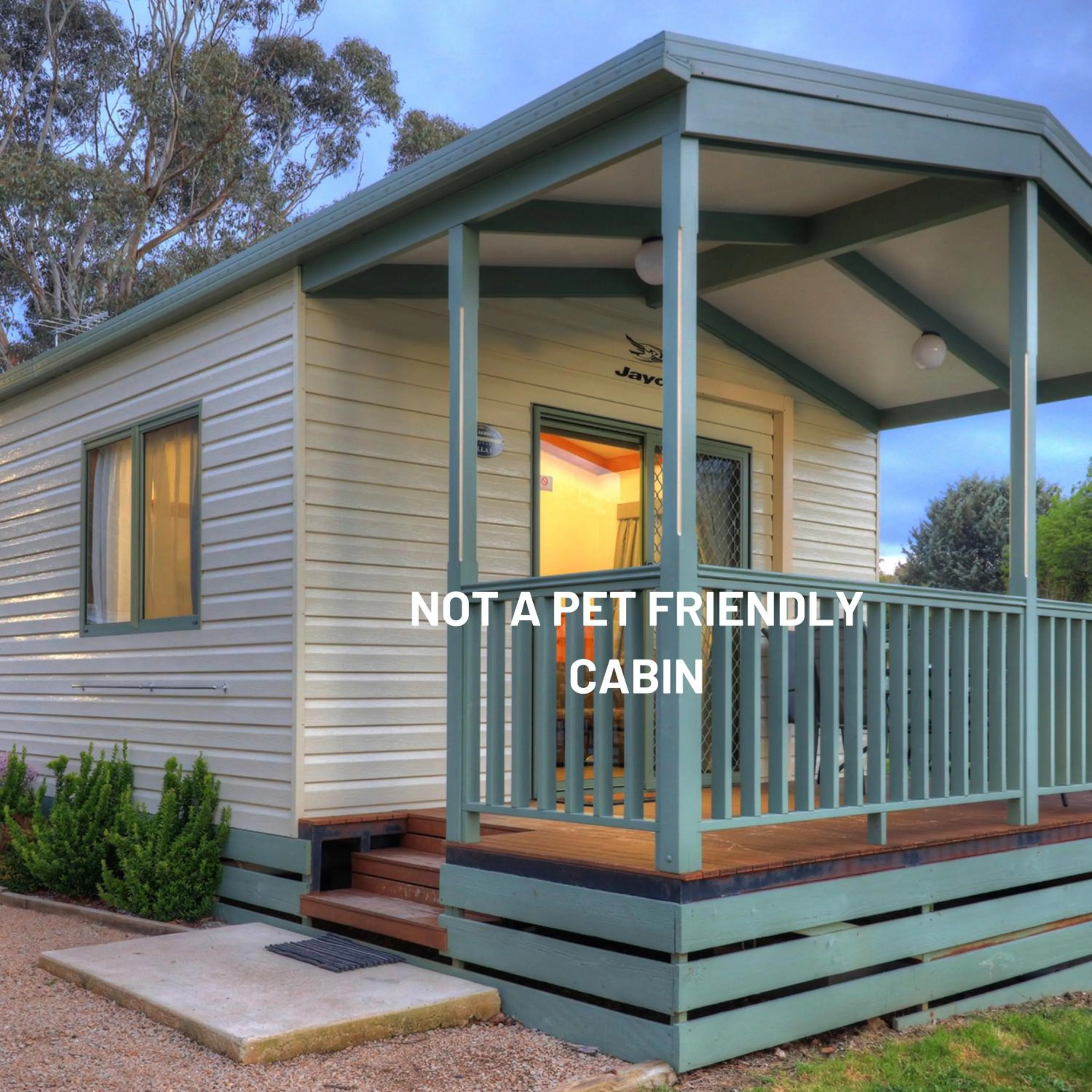 View (from property/room) in Beechworth Lake Sambell Caravan Park
