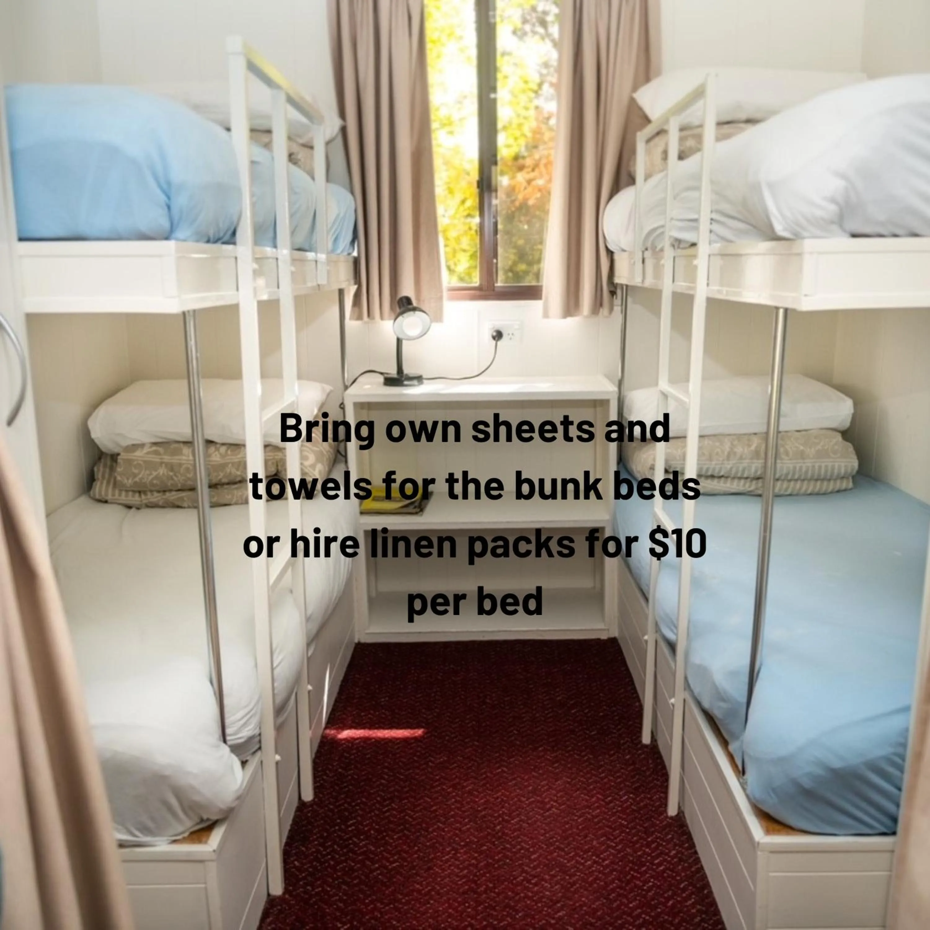 Bedroom, Bed in Beechworth Lake Sambell Caravan Park