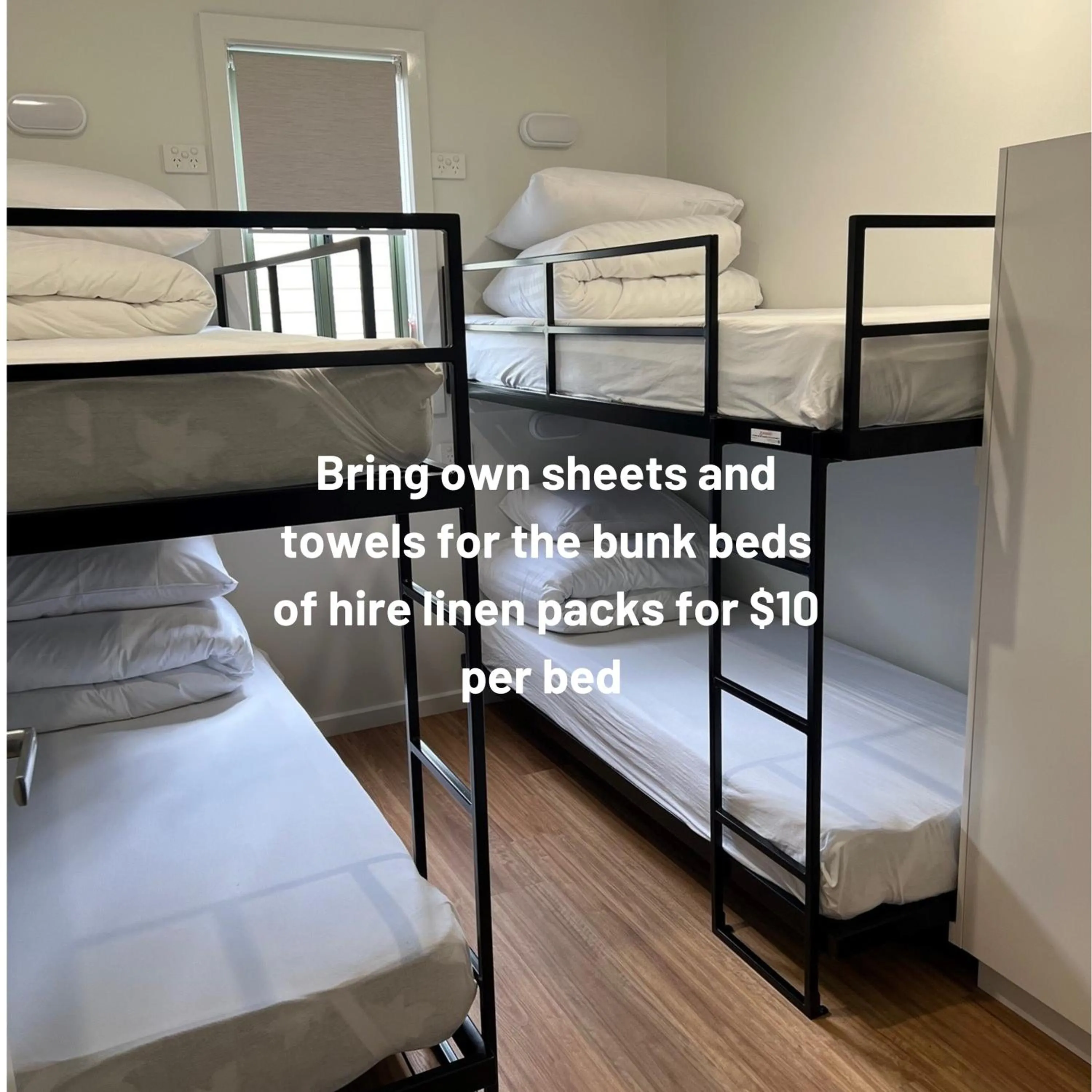 Bedroom, Bed in Beechworth Lake Sambell Caravan Park