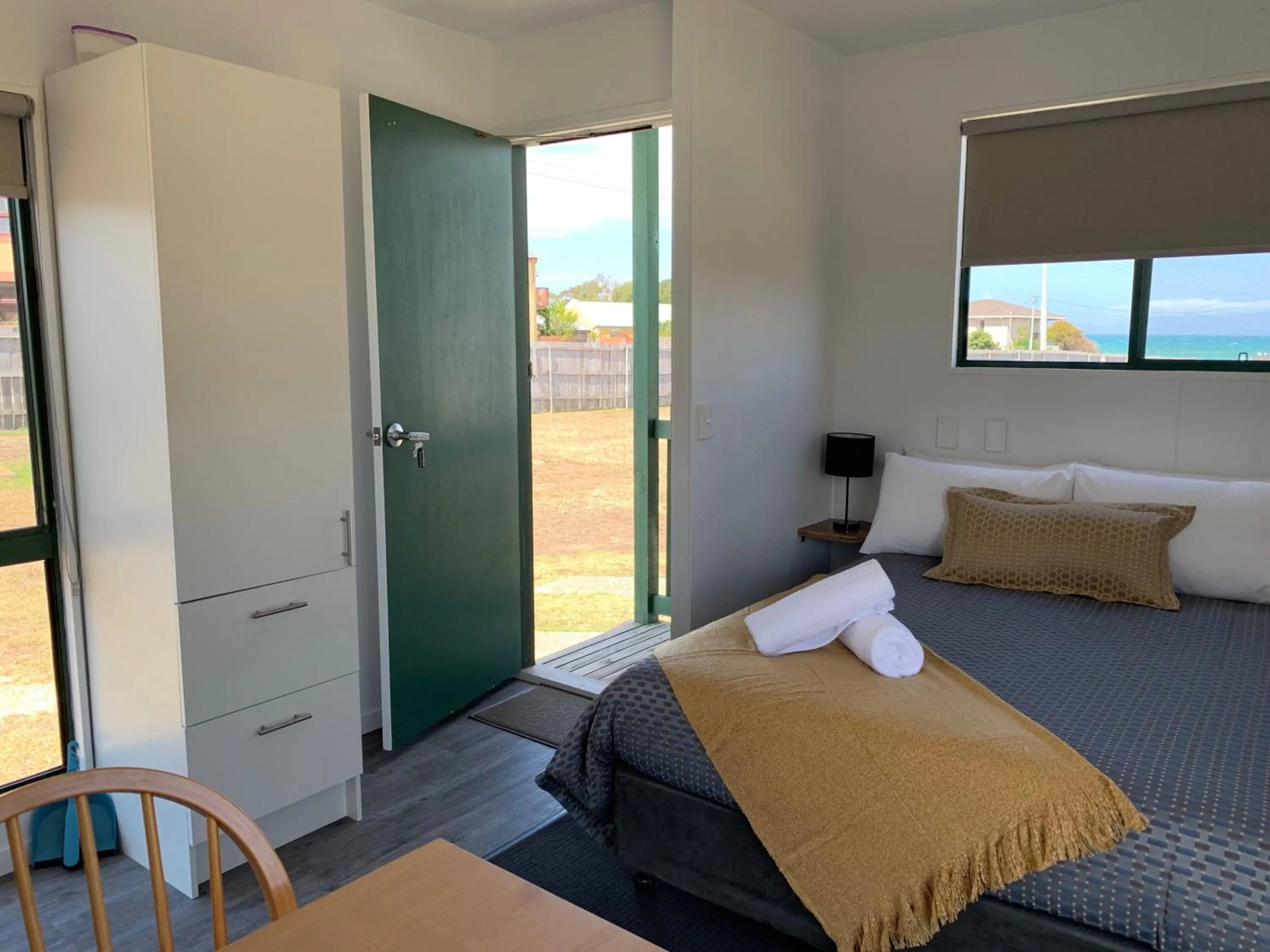 Studio Cabin in Swansea Holiday Park Tasmania