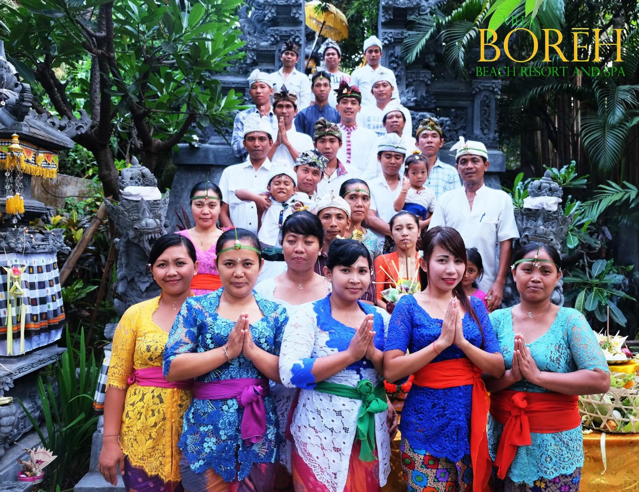 Staff in Villa Boreh Beach Resort and Spa