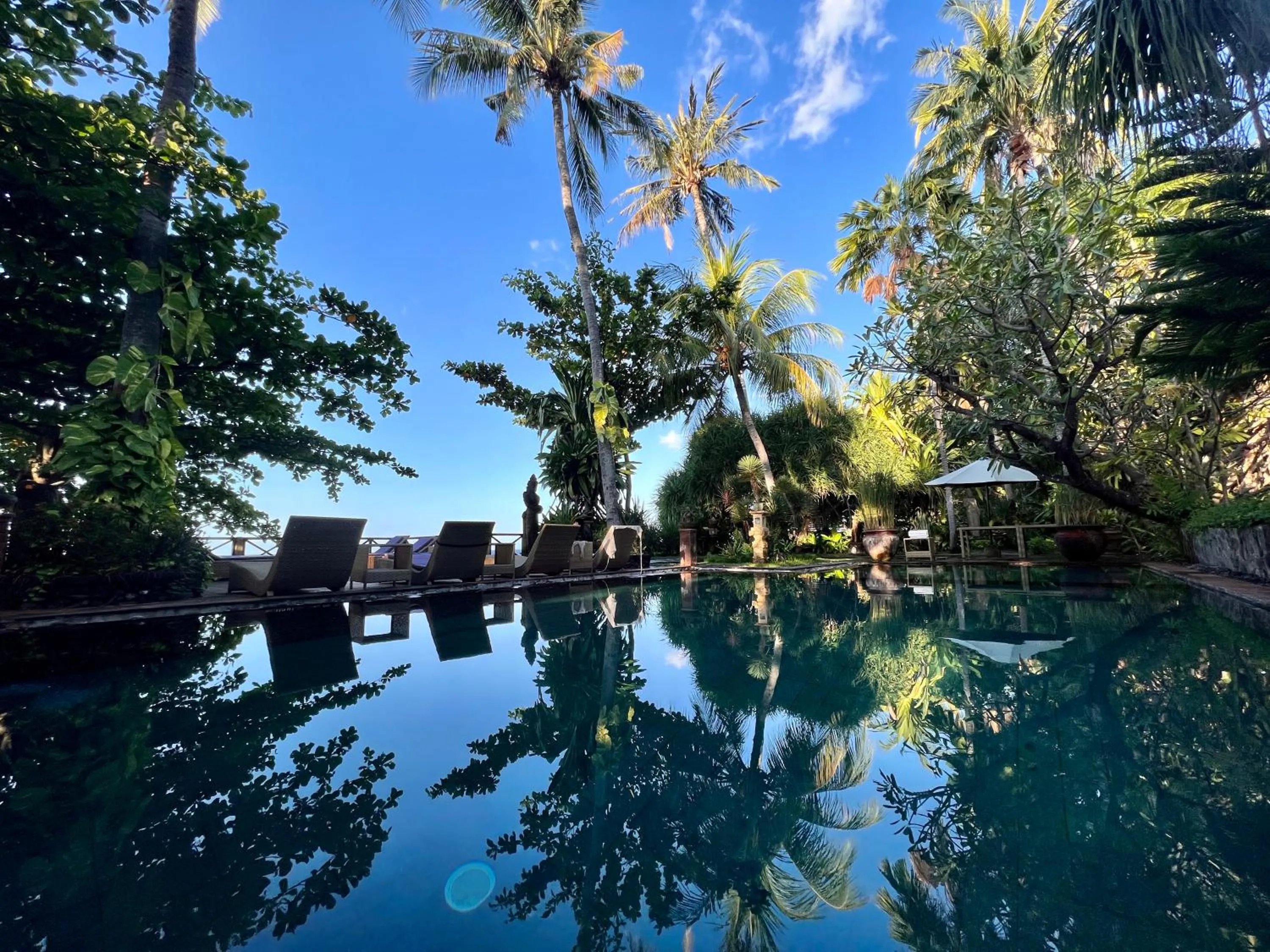 Pool view in Villa Boreh Beach Resort and Spa