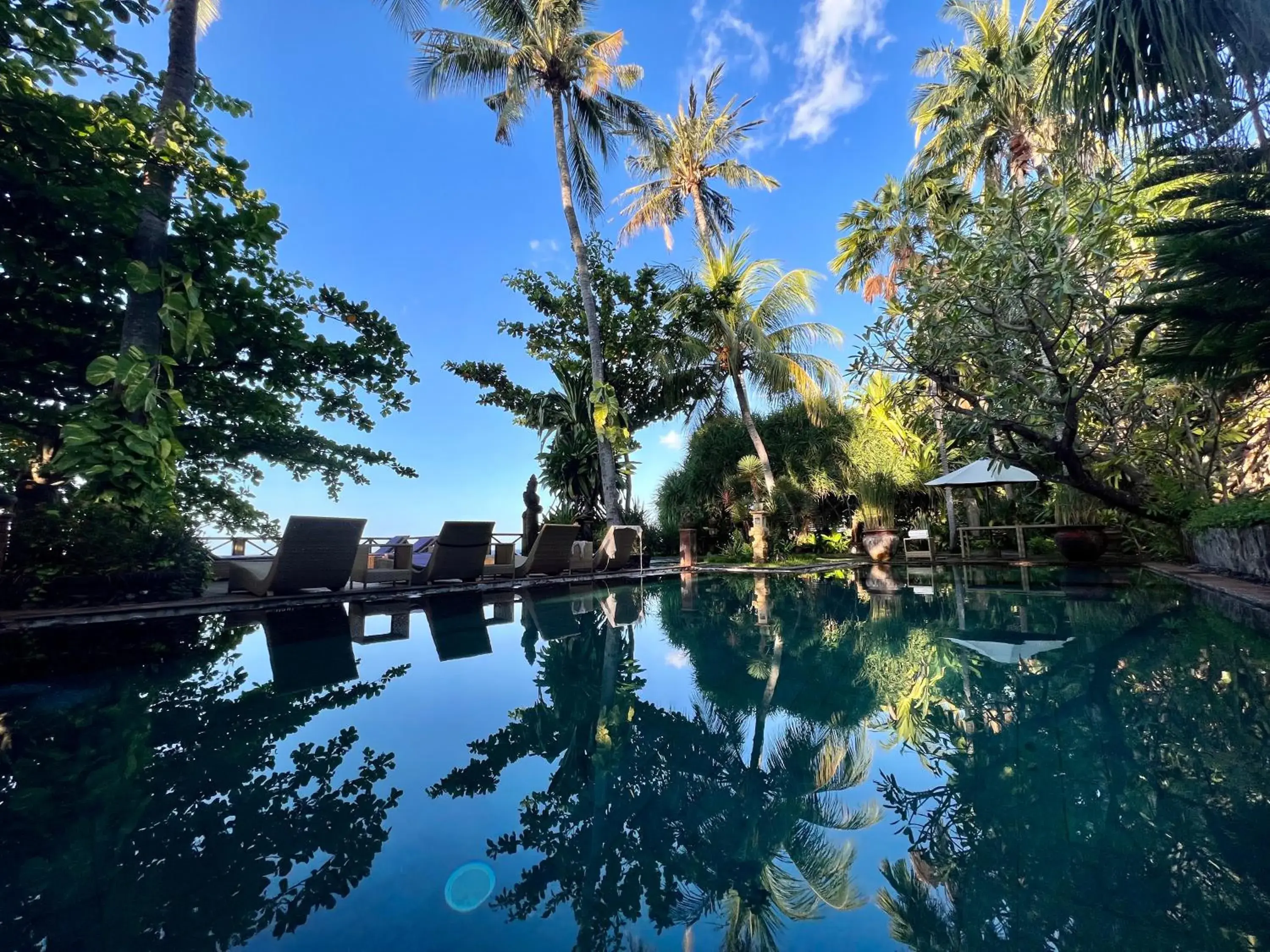 Pool view in Villa Boreh Beach Resort and Spa Pool view in Villa Boreh Beach Resort and Spa