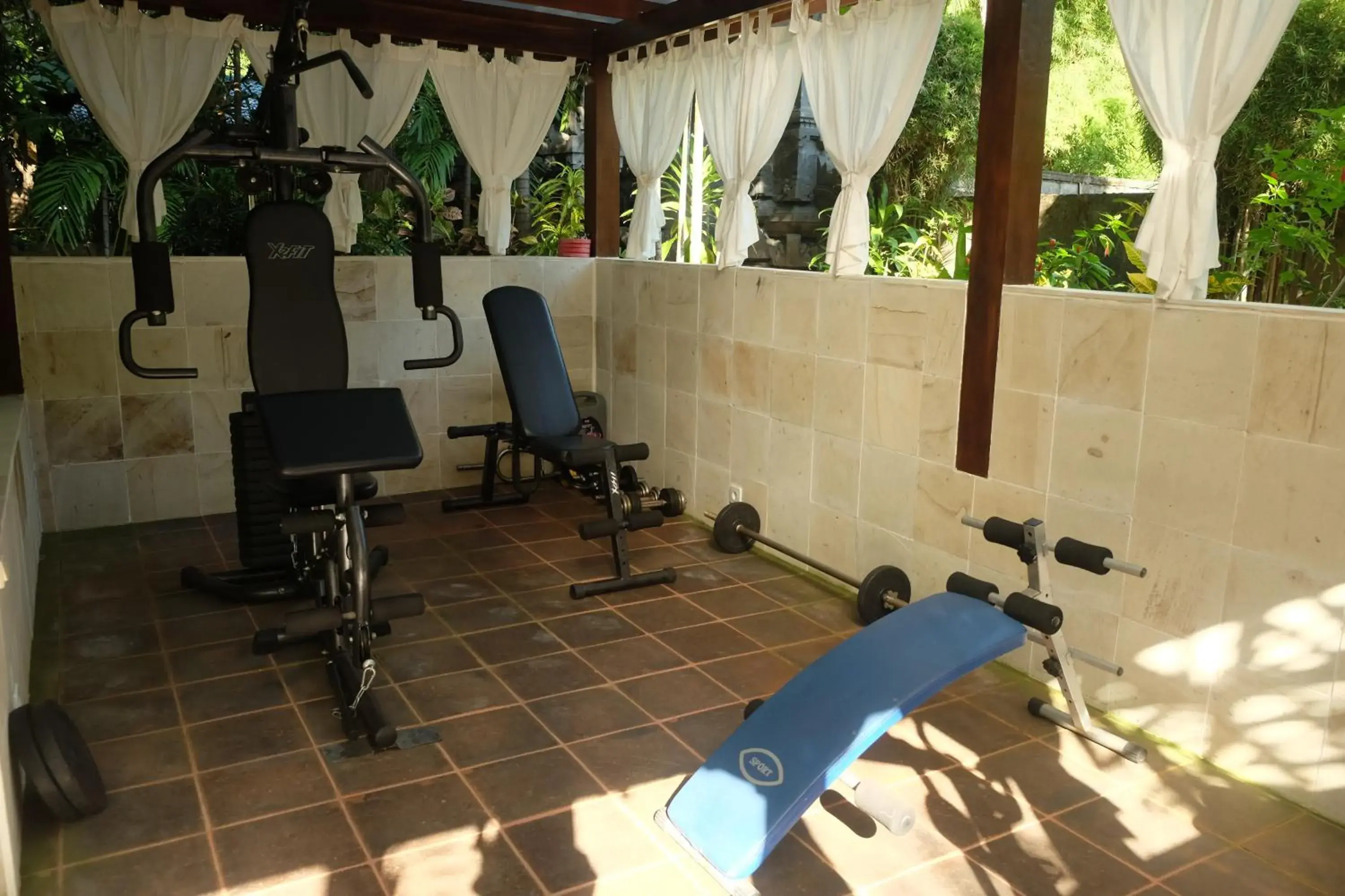 Fitness centre/facilities in Villa Boreh Beach Resort and Spa Fitness centre/facilities in Villa Boreh Beach Resort and Spa