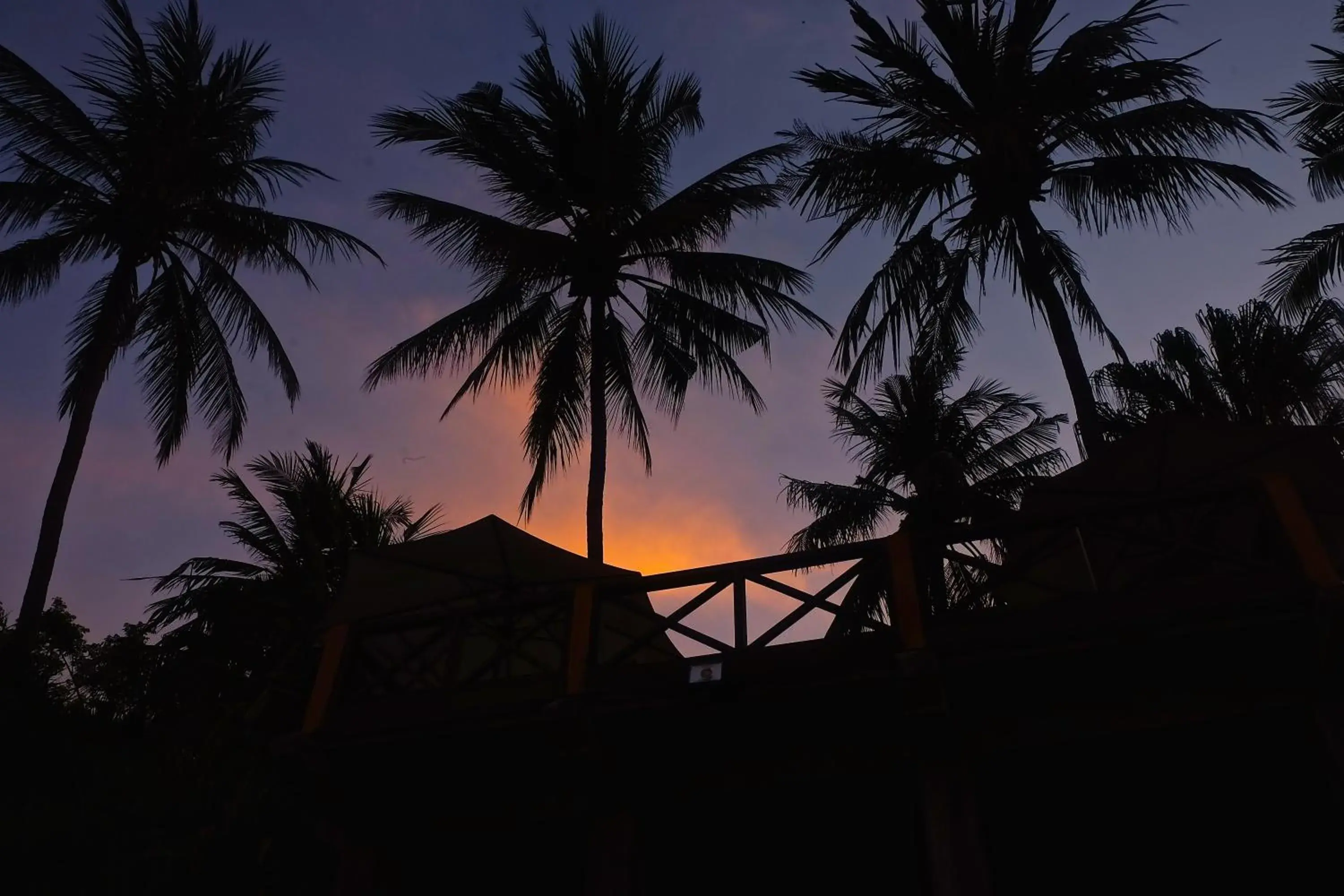 Garden view in Villa Boreh Beach Resort and Spa Garden view in Villa Boreh Beach Resort and Spa