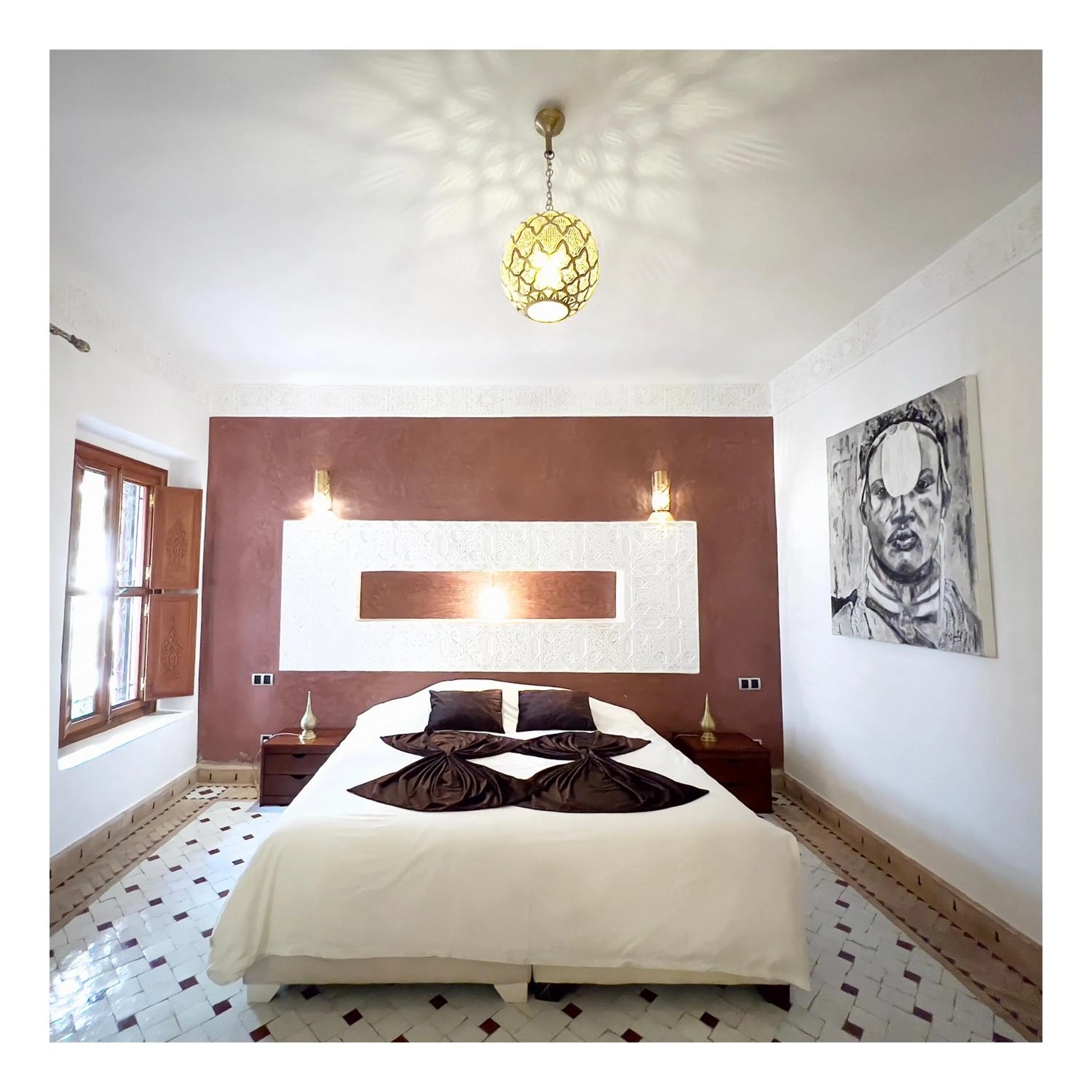 Bed in Palais Nejma oriental