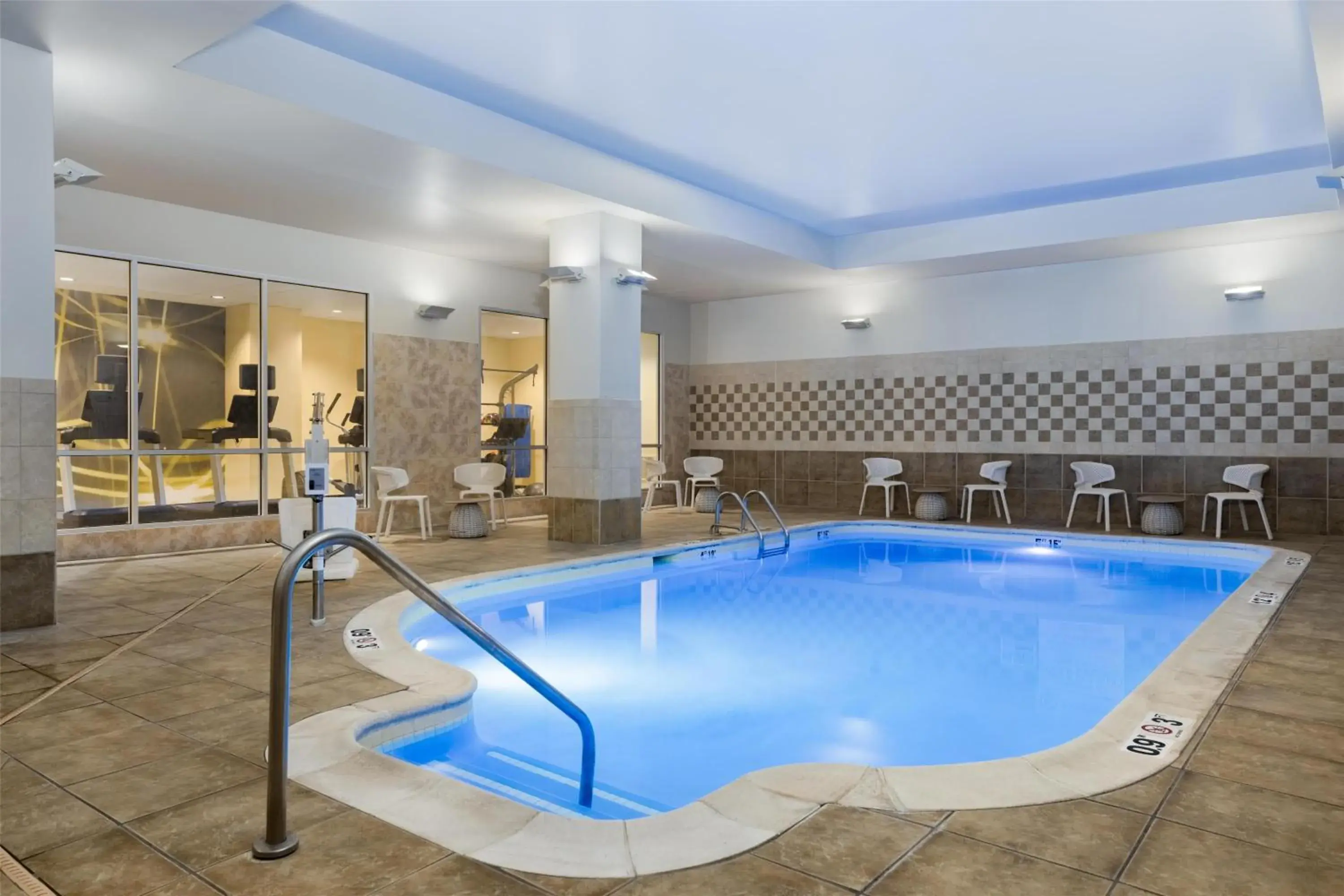 Pool view in Hilton Garden Inn Indianapolis Downtown Pool view in Hilton Garden Inn Indianapolis Downtown