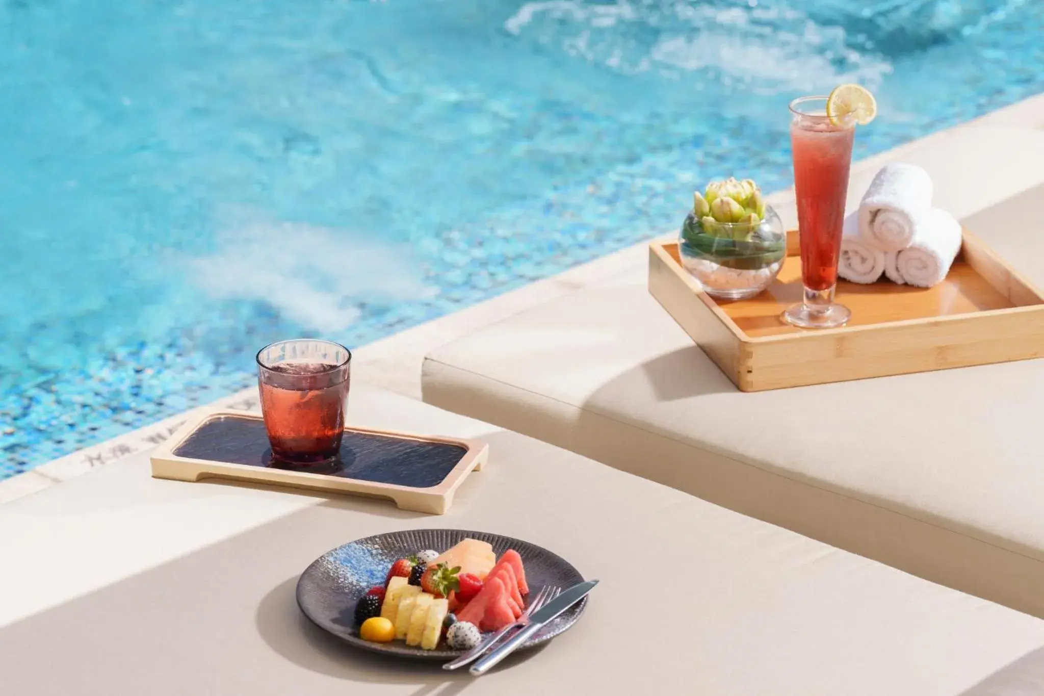 Swimming pool in Crowne Plaza Hong Kong Kowloon East by IHG Swimming pool in Crowne Plaza Hong Kong Kowloon East by IHG