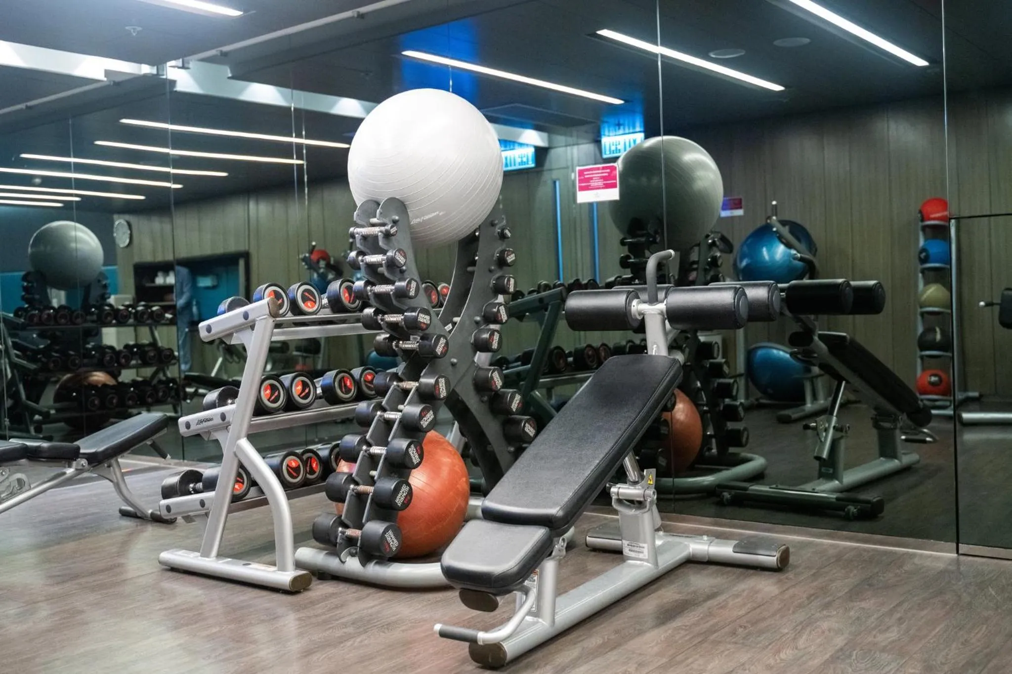 Fitness centre/facilities in Crowne Plaza Hong Kong Kowloon East by IHG