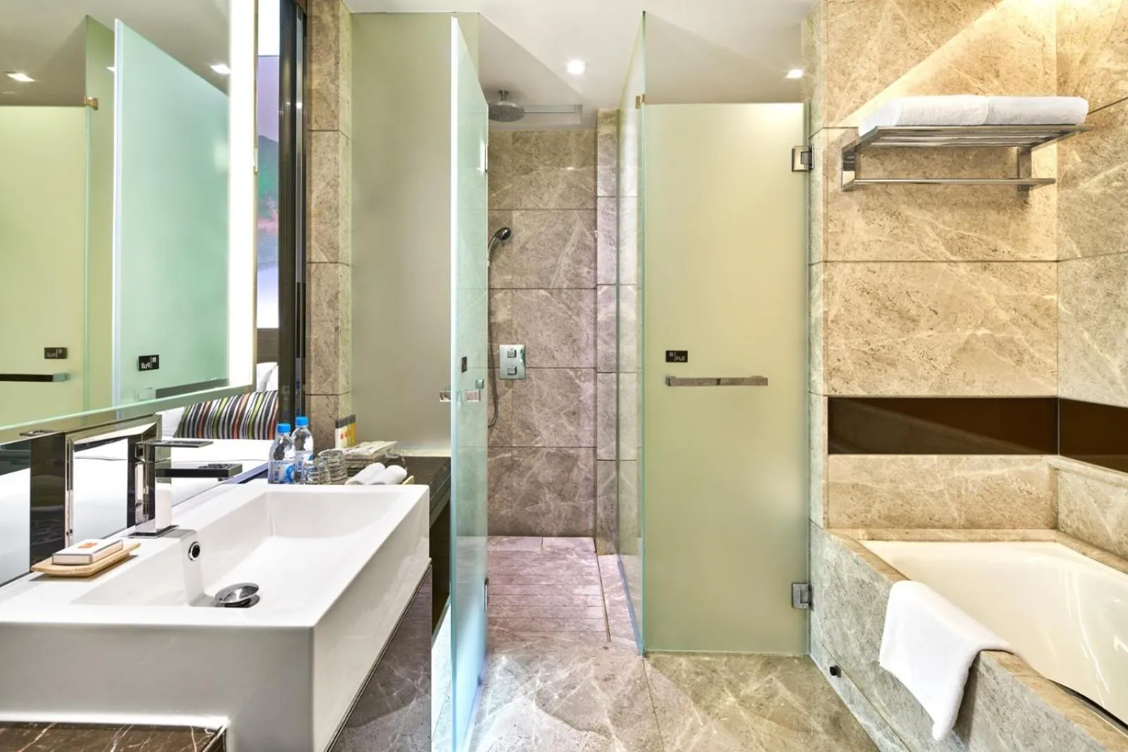 Bathroom in Crowne Plaza Hong Kong Kowloon East by IHG