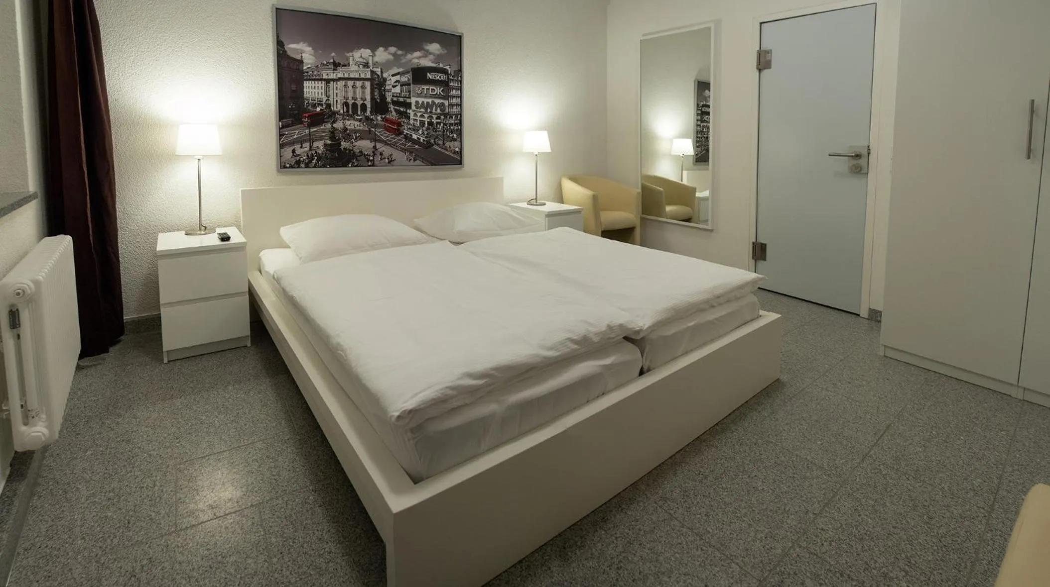 Photo of the whole room, Bed in Hotel Krone Zentrum