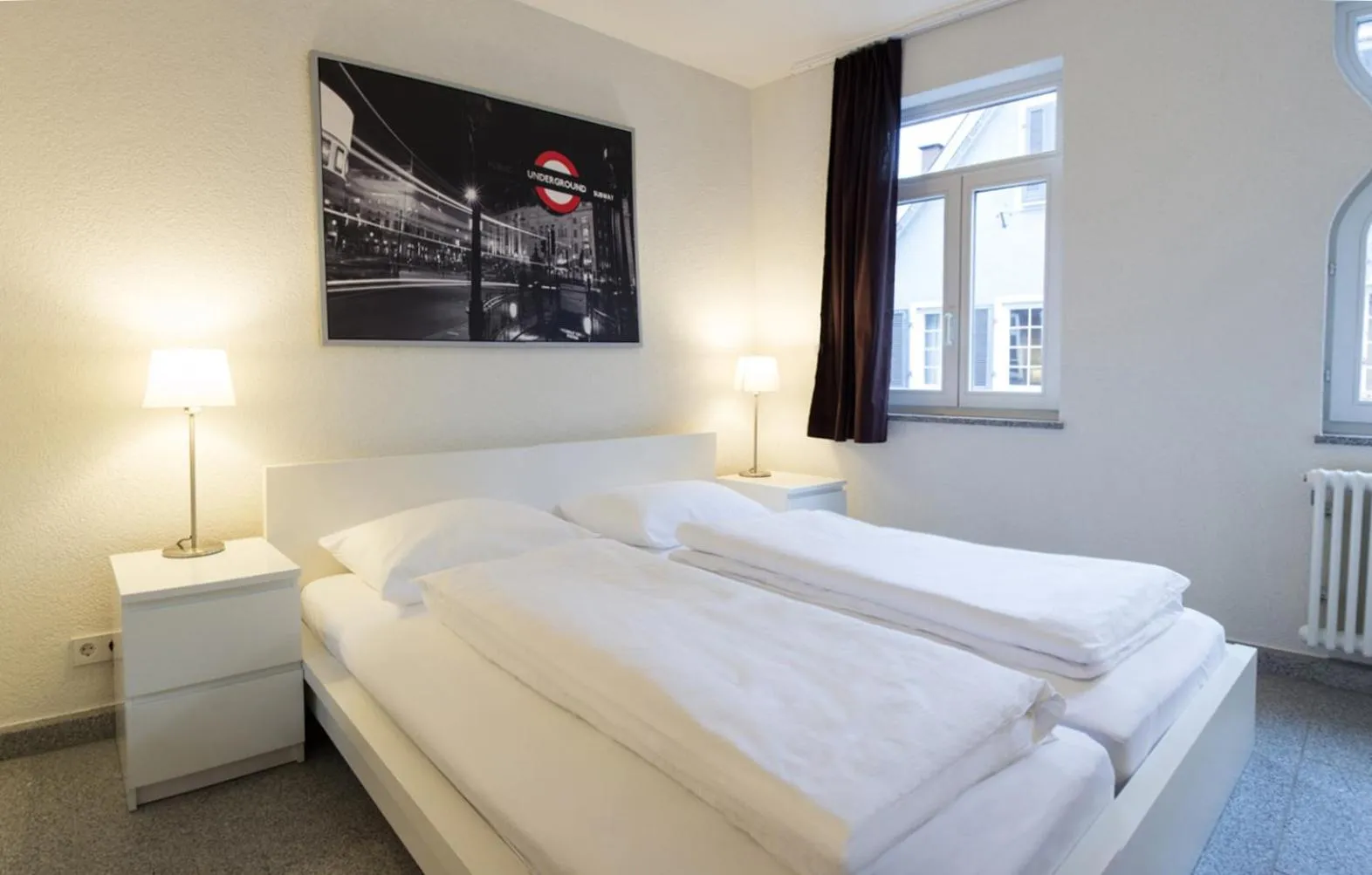 Photo of the whole room, Bed in Hotel Krone Zentrum