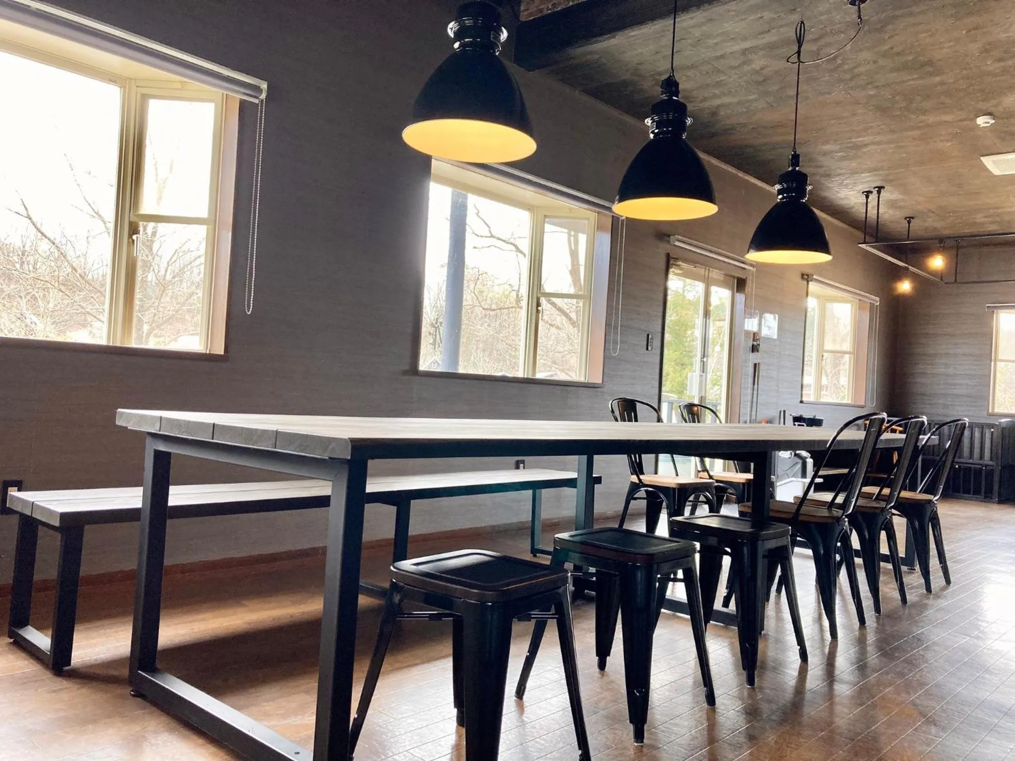 Dining area in Okayama Hiruzen Villas Peter Pan