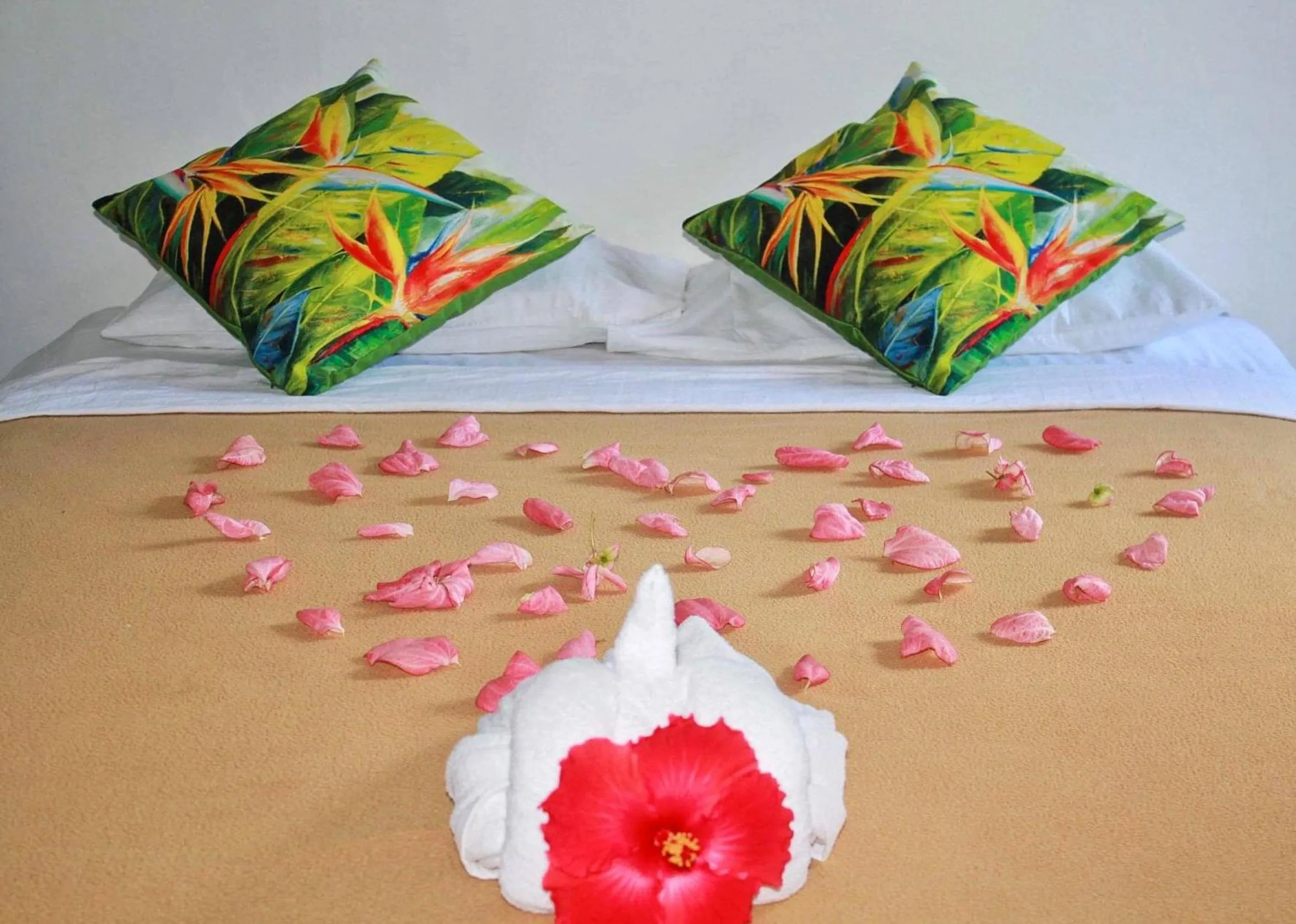 Bed in Pacific Paradise Motel