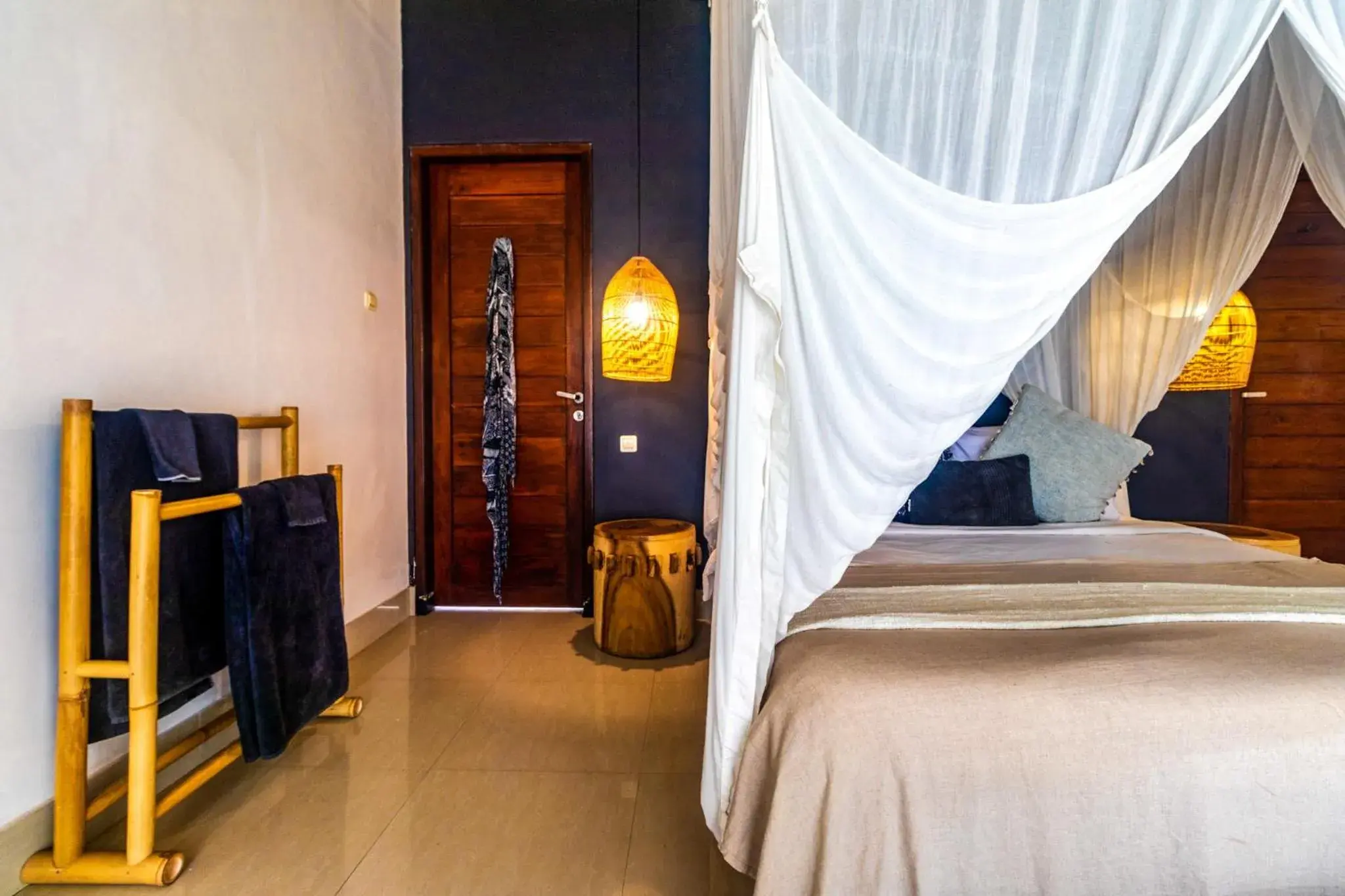 Bed in Pelangi Villas Sidemen by AGATA Bed in Pelangi Villas Sidemen by AGATA