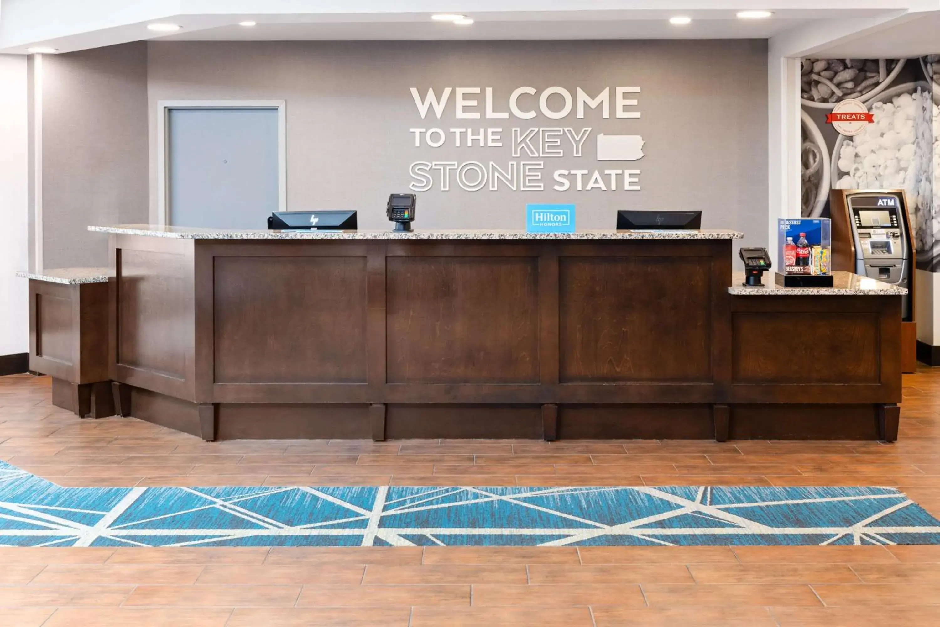 Lobby or reception in Hampton Inn & Suites Hershey Lobby or reception in Hampton Inn & Suites Hershey