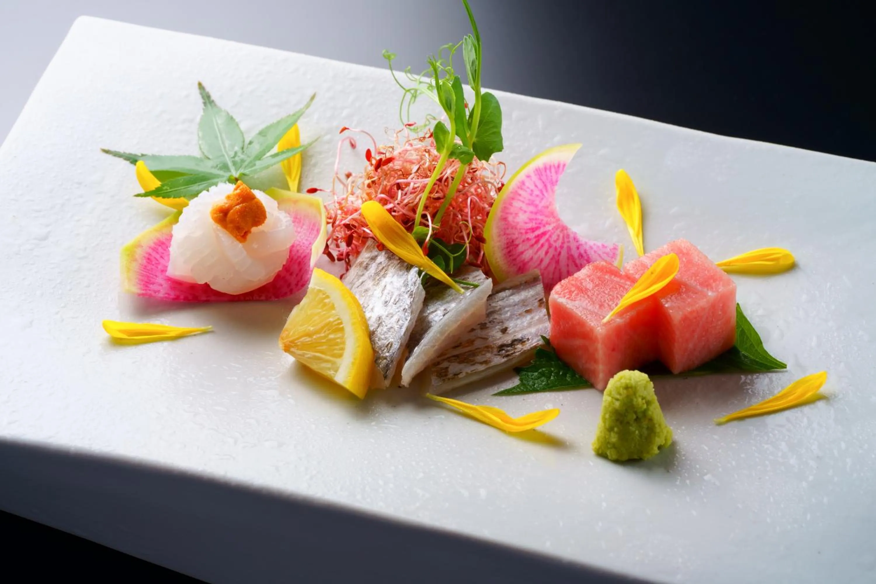 Dinner in Yufuin Onsen Toshoan