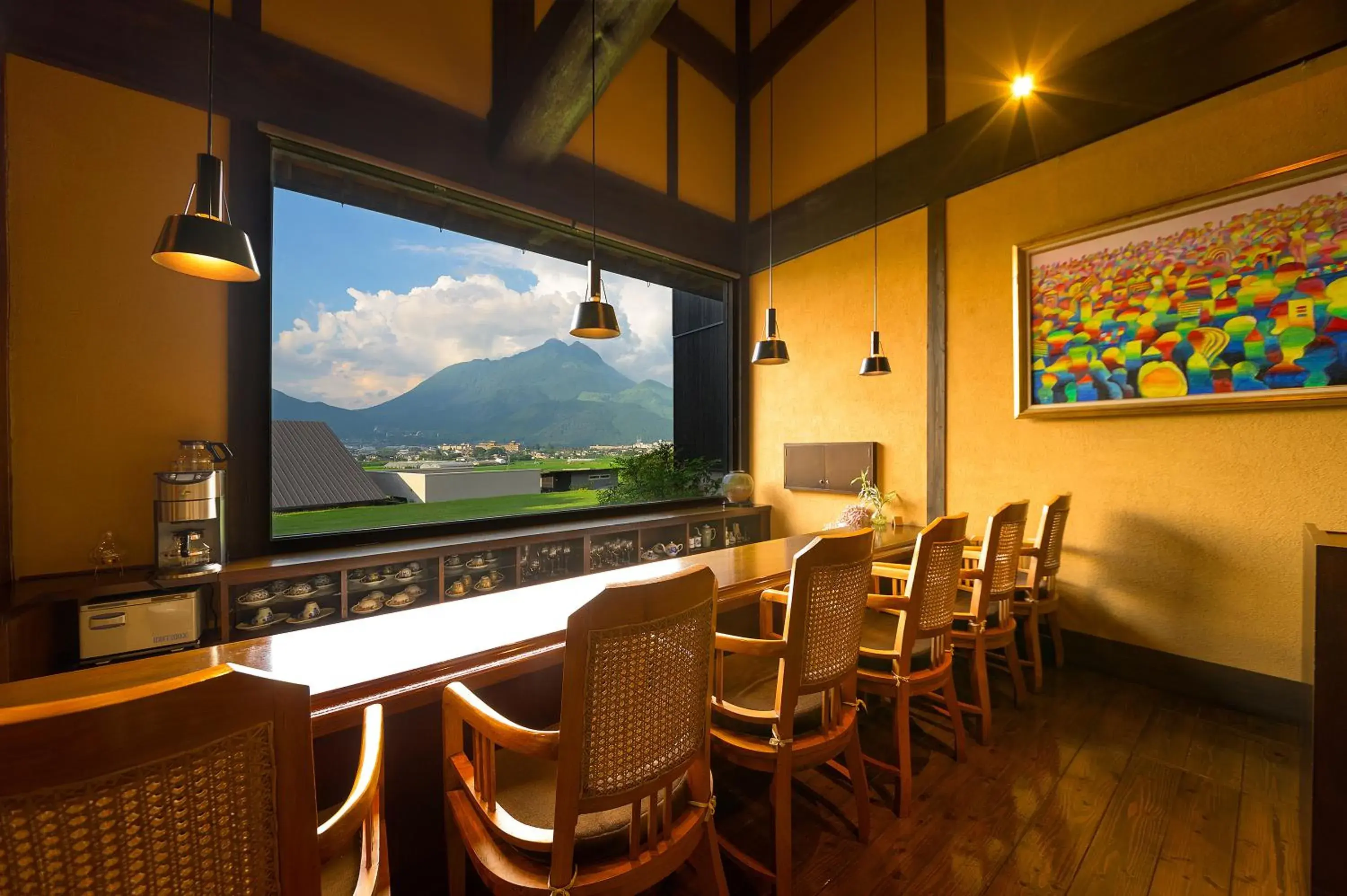 Lobby or reception in Yufuin Onsen Toshoan Lobby or reception in Yufuin Onsen Toshoan